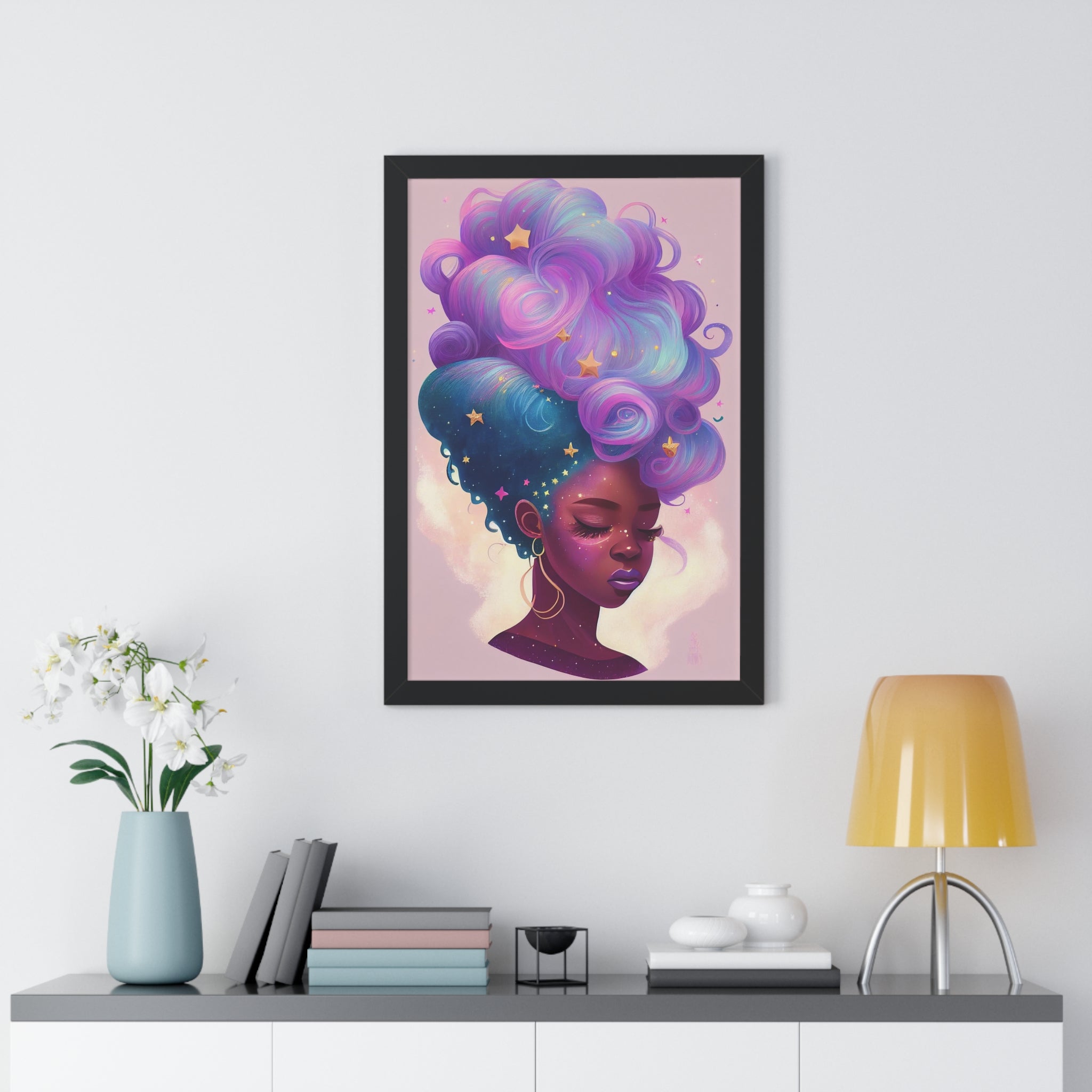 "BLACK GIRL MAGIC" Framed Vertical Poster