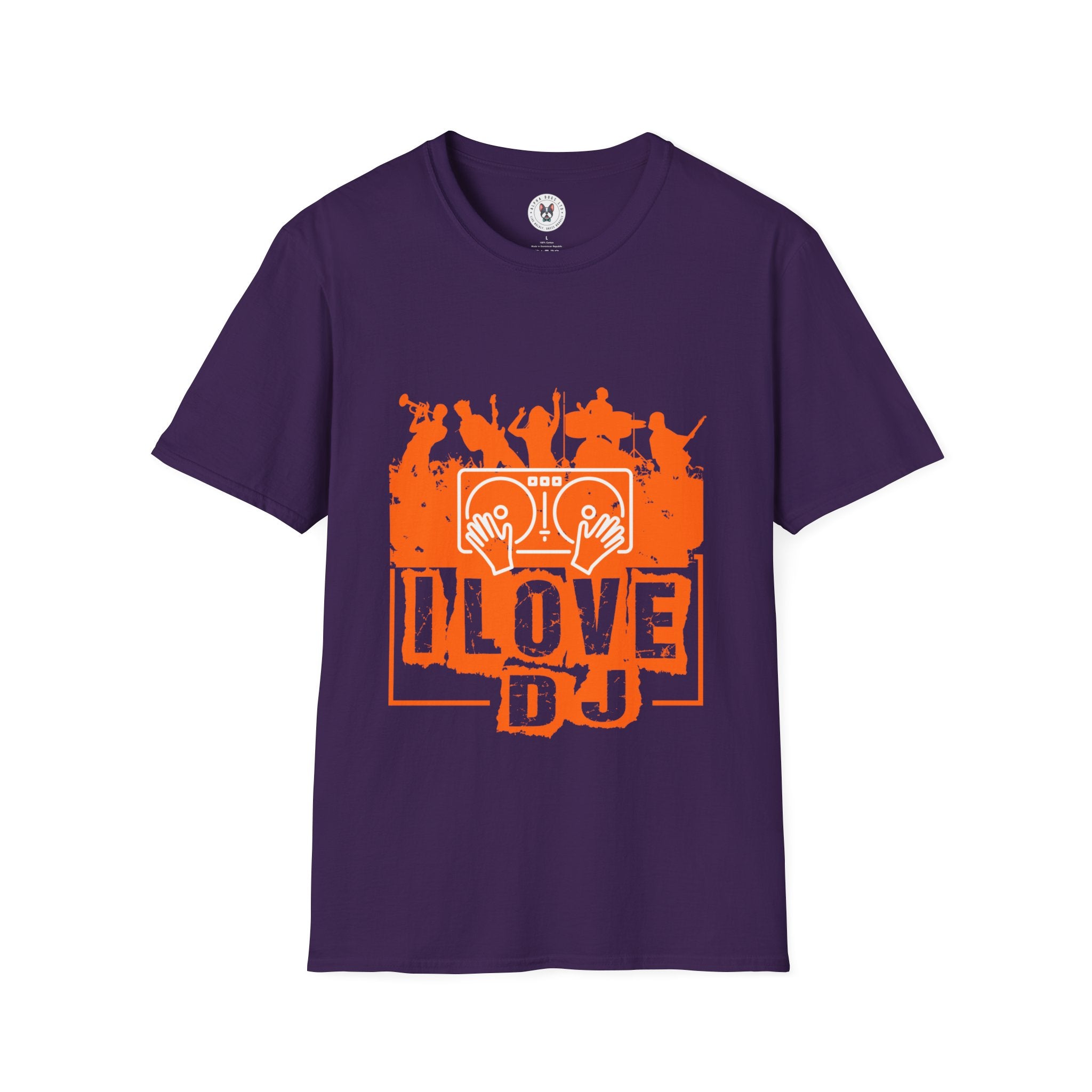 "I Love DJ" Unisex Soft style T-Shirt