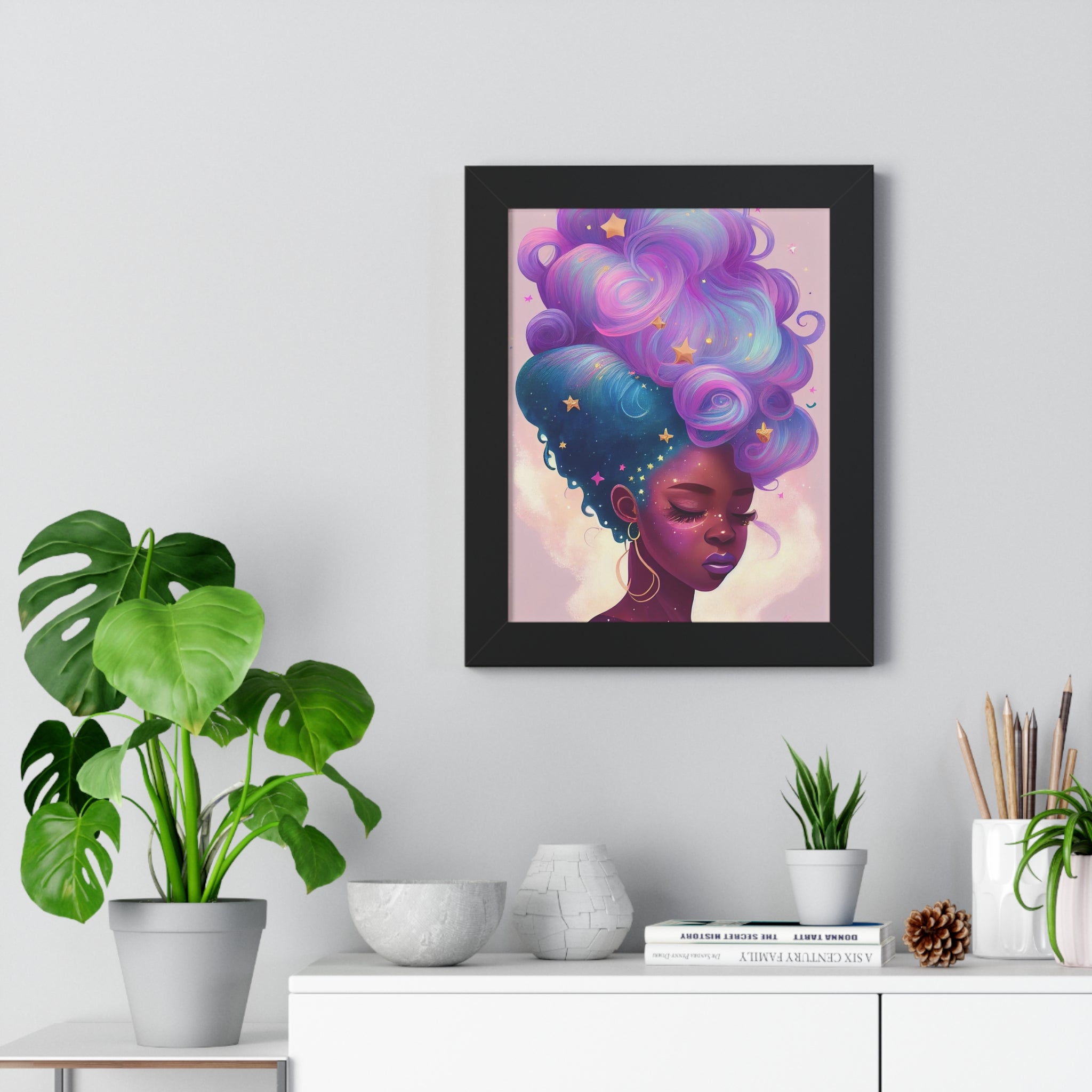 "BLACK GIRL MAGIC" Framed Vertical Poster