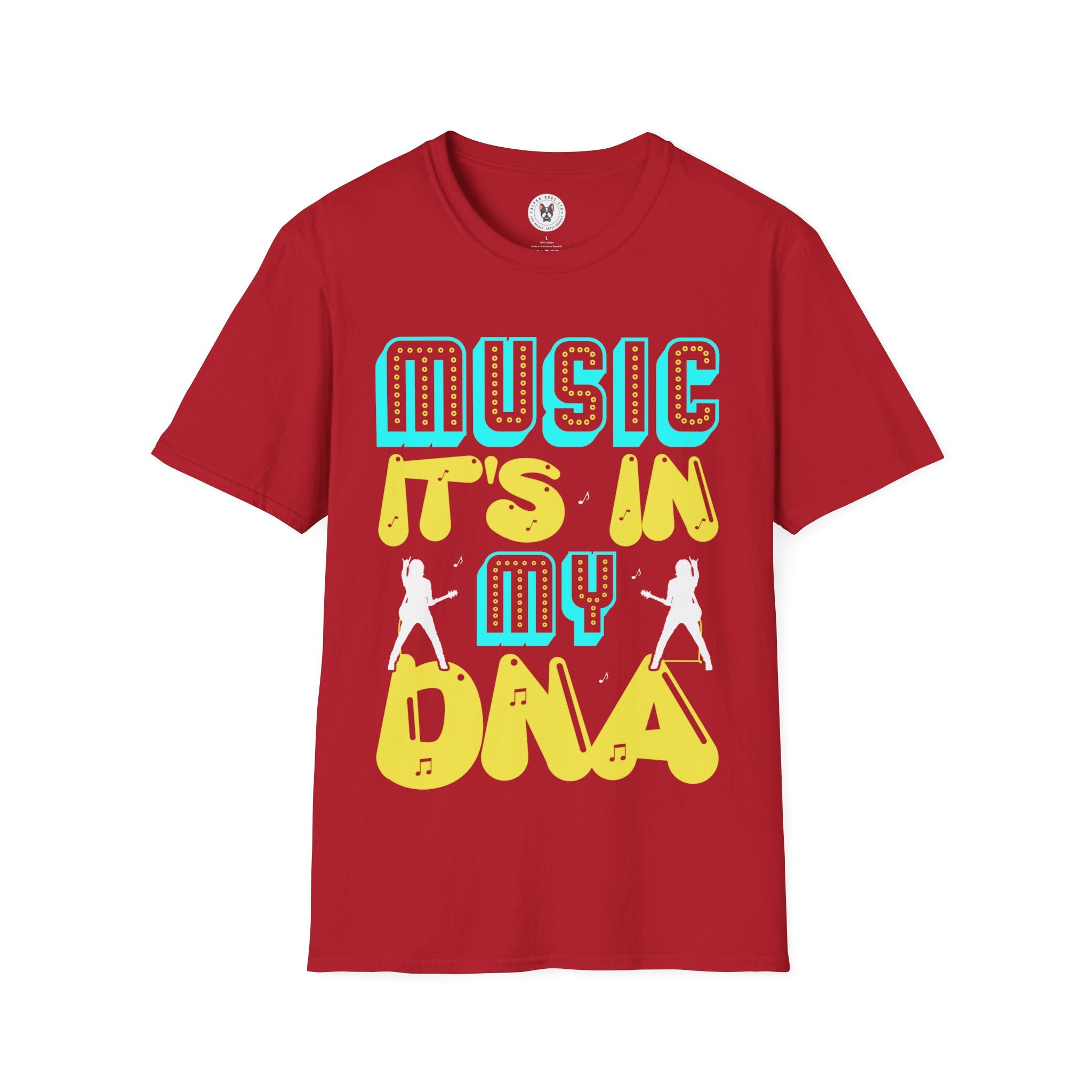 "Music Its In My DNA" Unisex Soft style T-Shirt