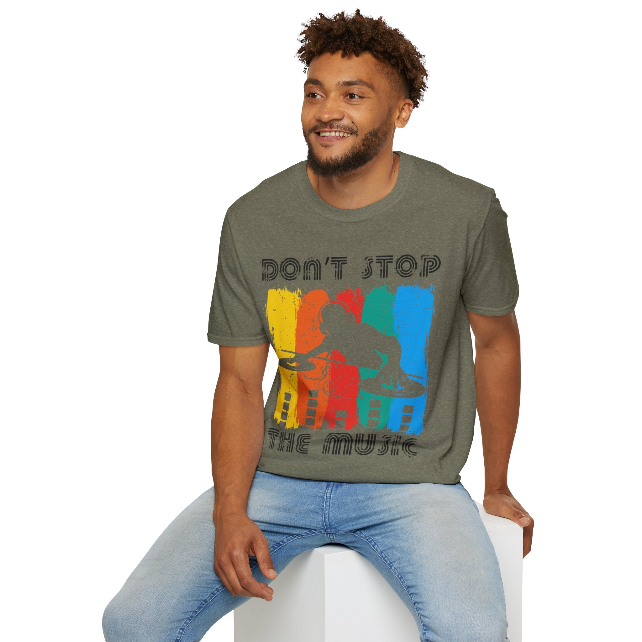 "Don't Stop the Music" Unisex Soft style T-Shirt