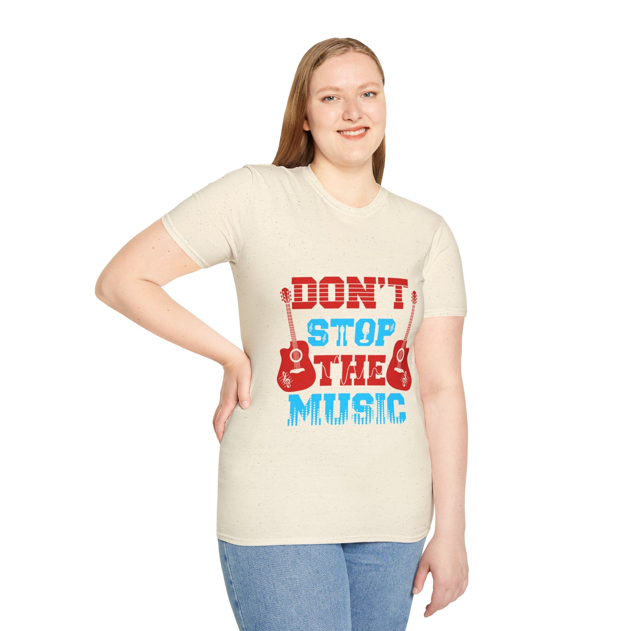 "Don't Stop The Music" Unisex Soft style T-Shirt