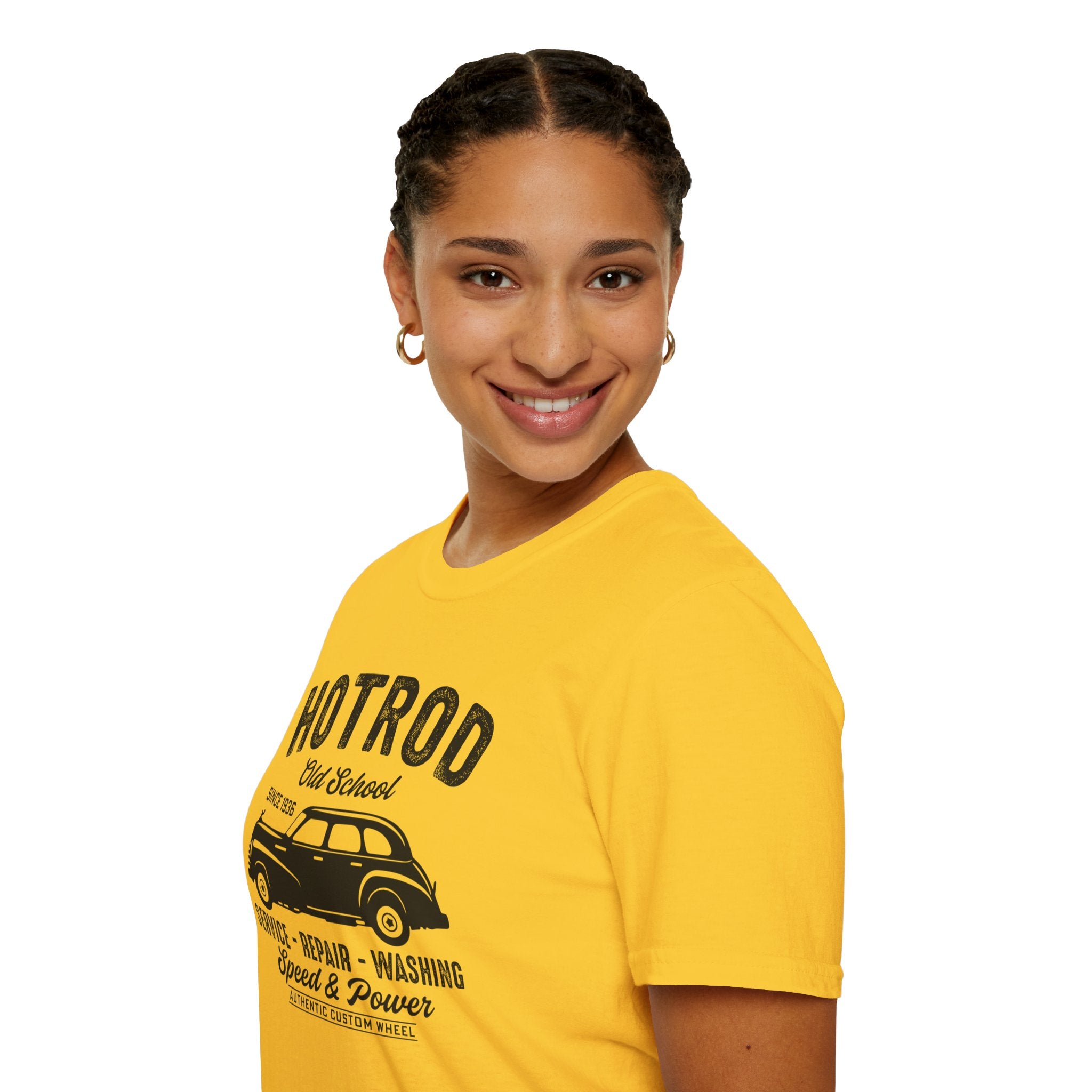 "HOTROD OLD SCHOOL" Unisex Soft style T-Shirt