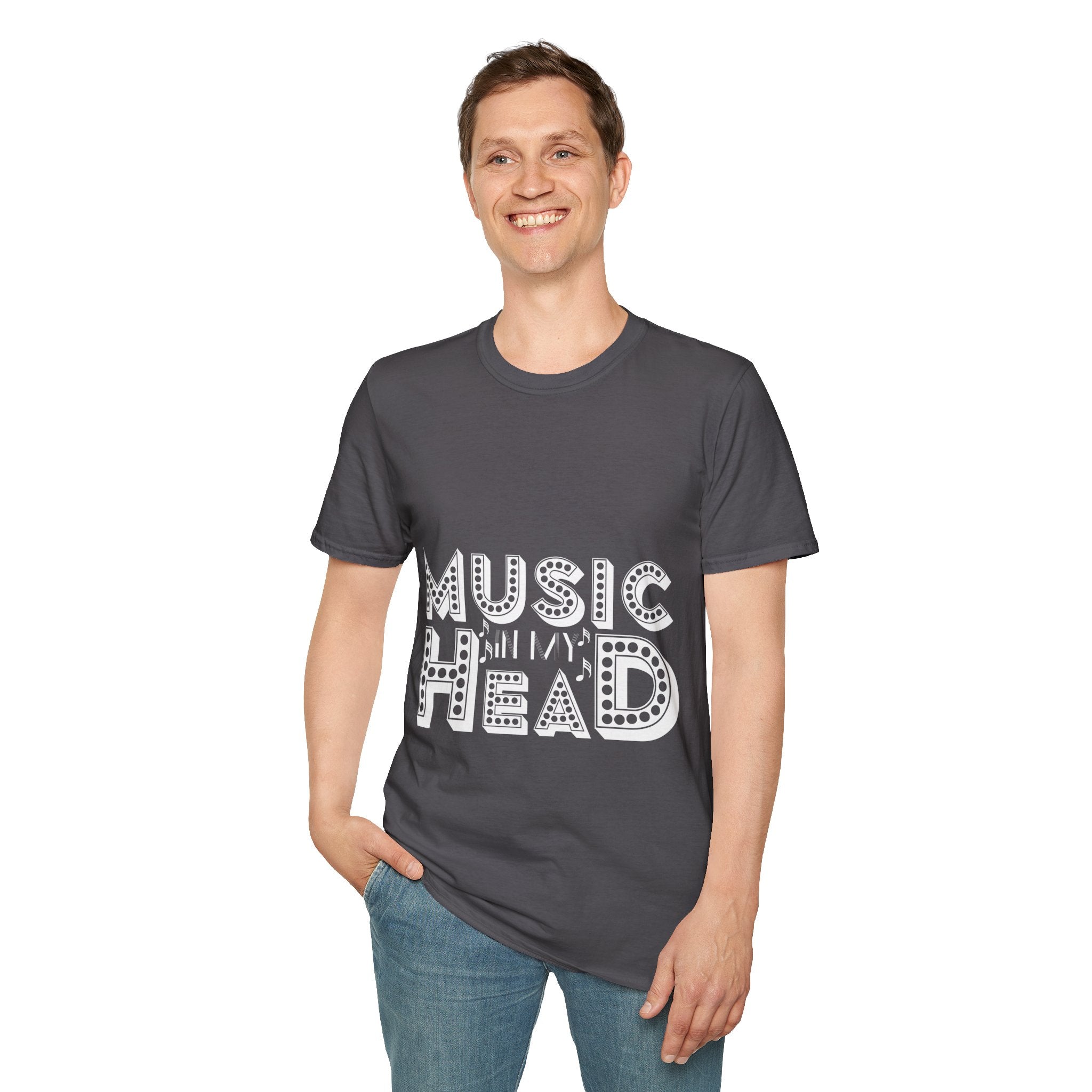 "Music In My Head" Unisex Soft style T-Shirt