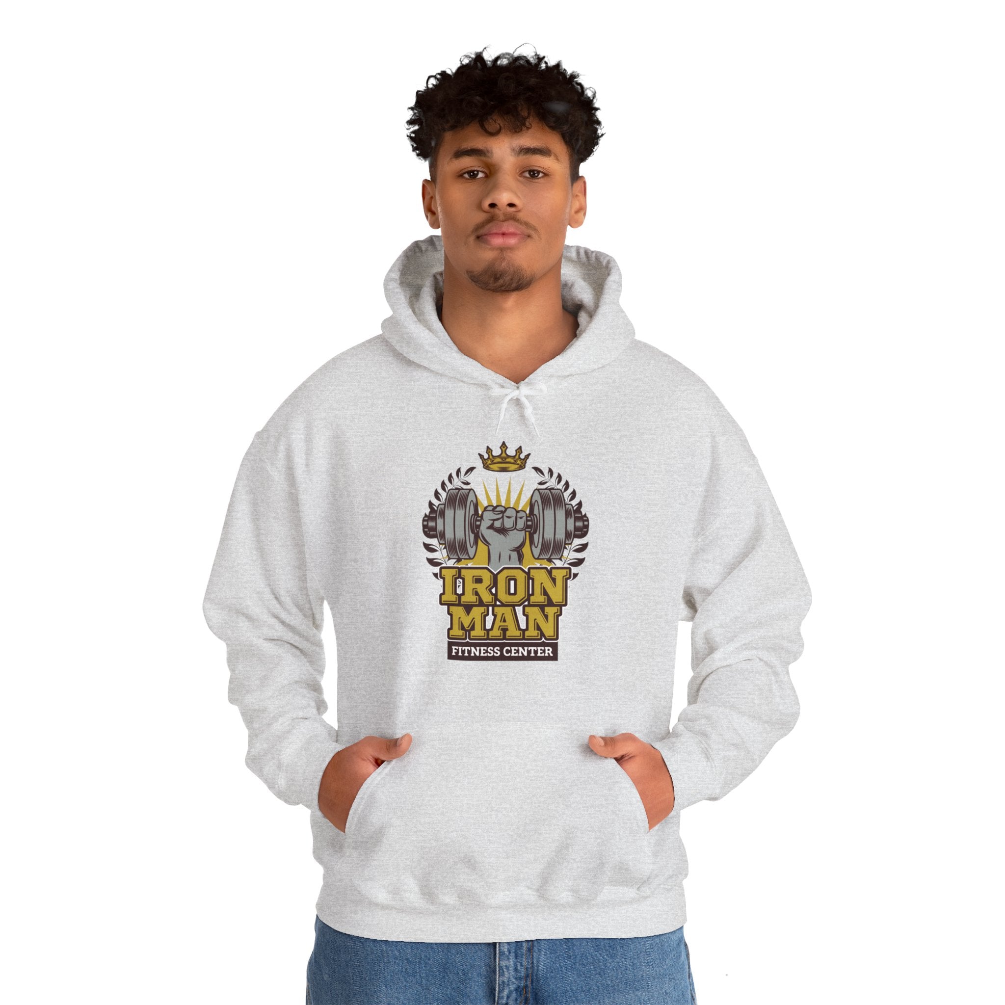 "IronMan Fitness Centre" Unisex Heavy Blend™ Hooded Sweatshirt