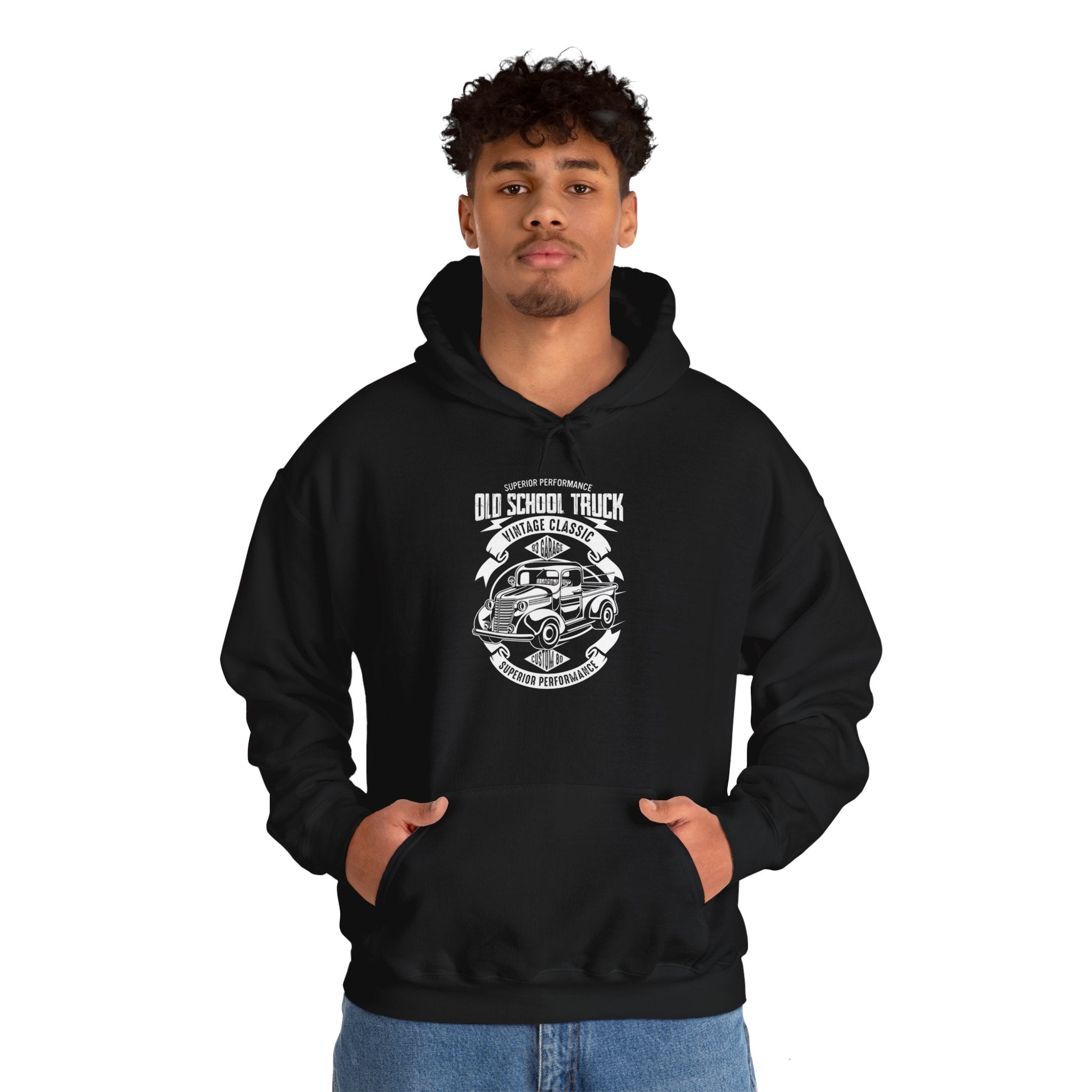 "OLD SCHOOL TRUCK" Unisex Heavy Blend™ Hooded Sweatshirt