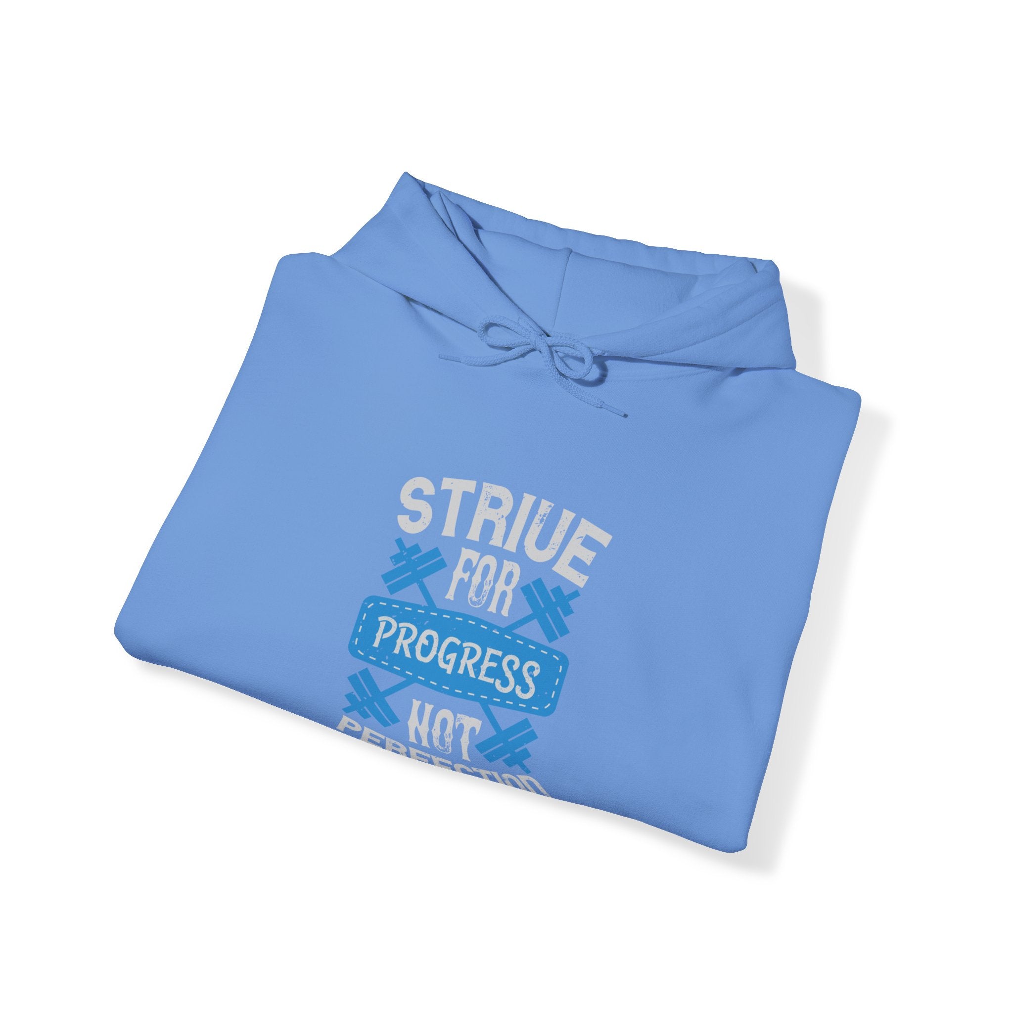 "Strive For Progress Not Perfection" Unisex Heavy Blend™ Hooded Sweatshirt