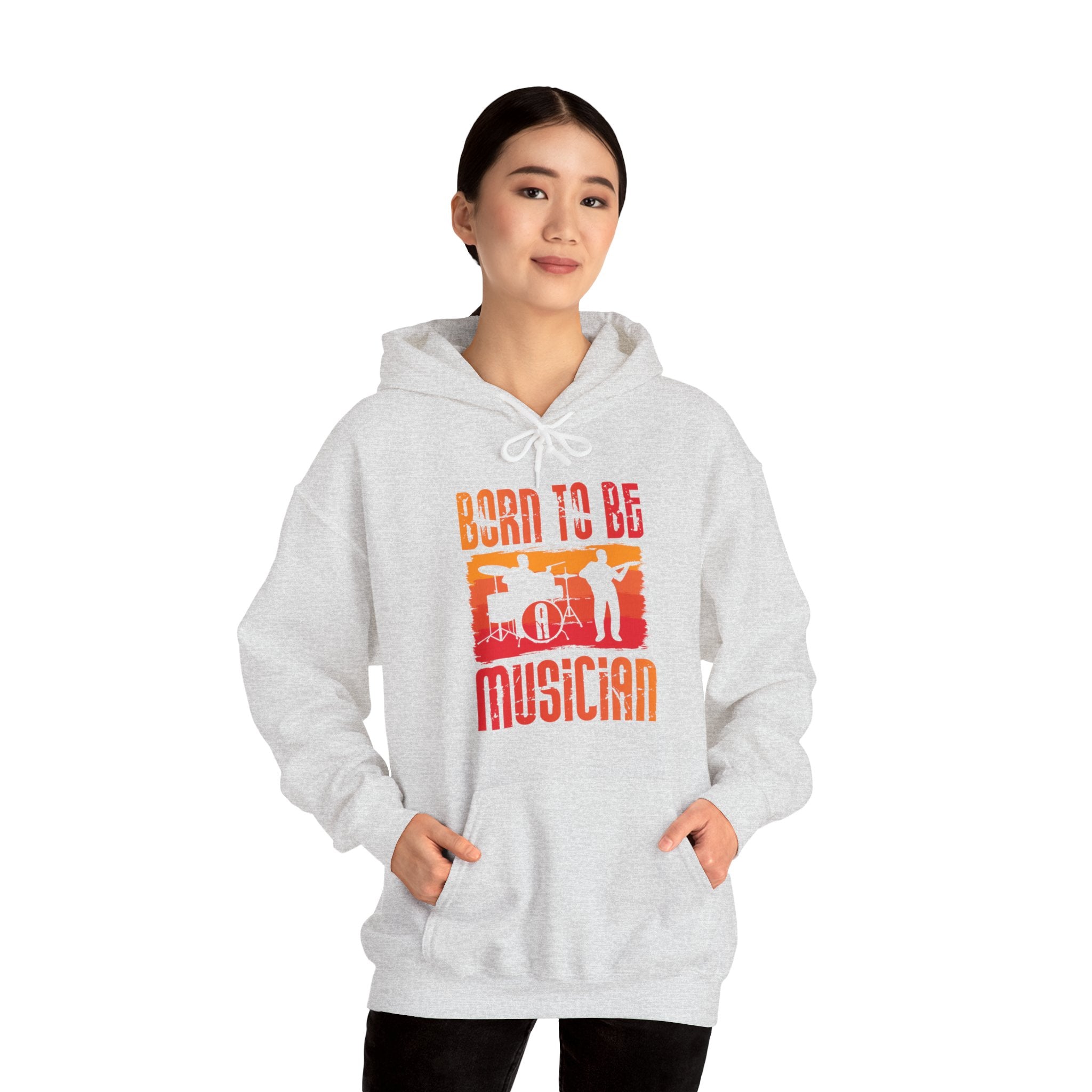 "Born To Be Musician"   Unisex Heavy Blend™ Hooded Sweatshirt