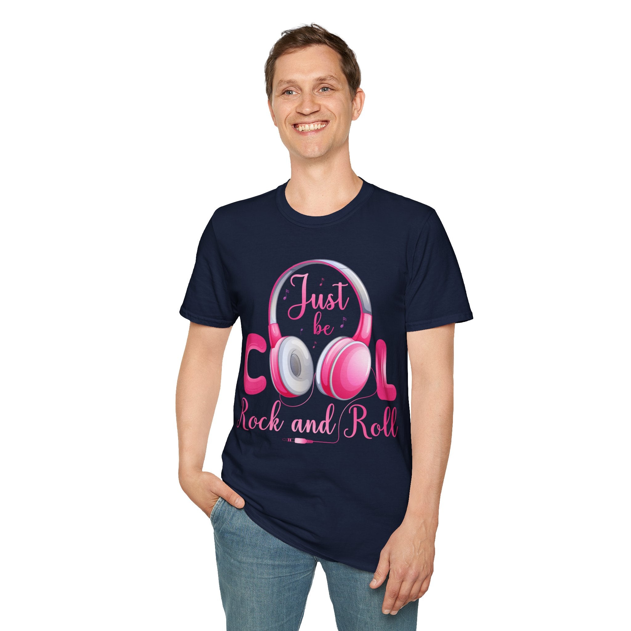 "Just Be Cool And Rock" Unisex Soft style T-Shirt