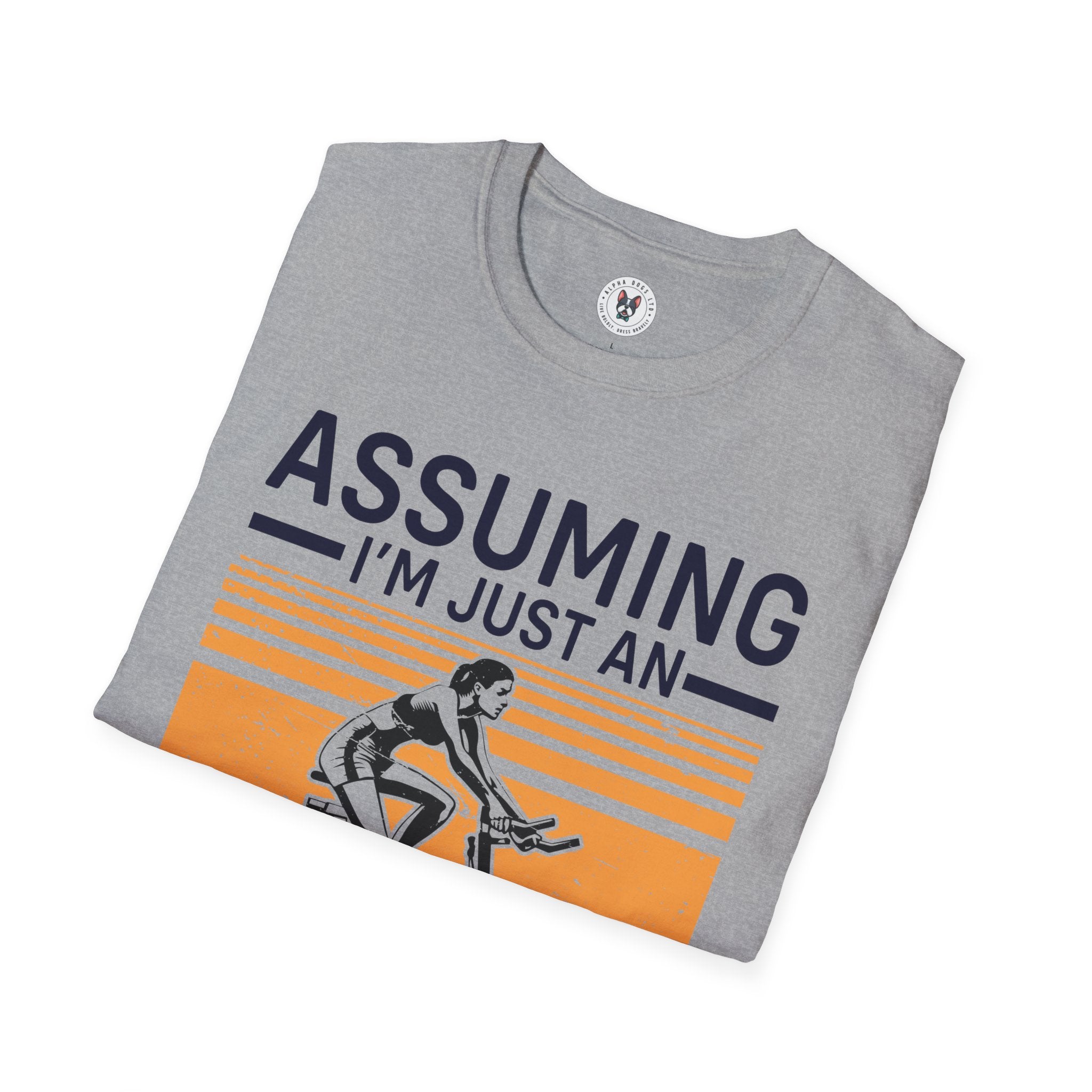 "Assuming I M Just An Old Lady Was Your First Mistake" Unisex Soft style T-Shirt