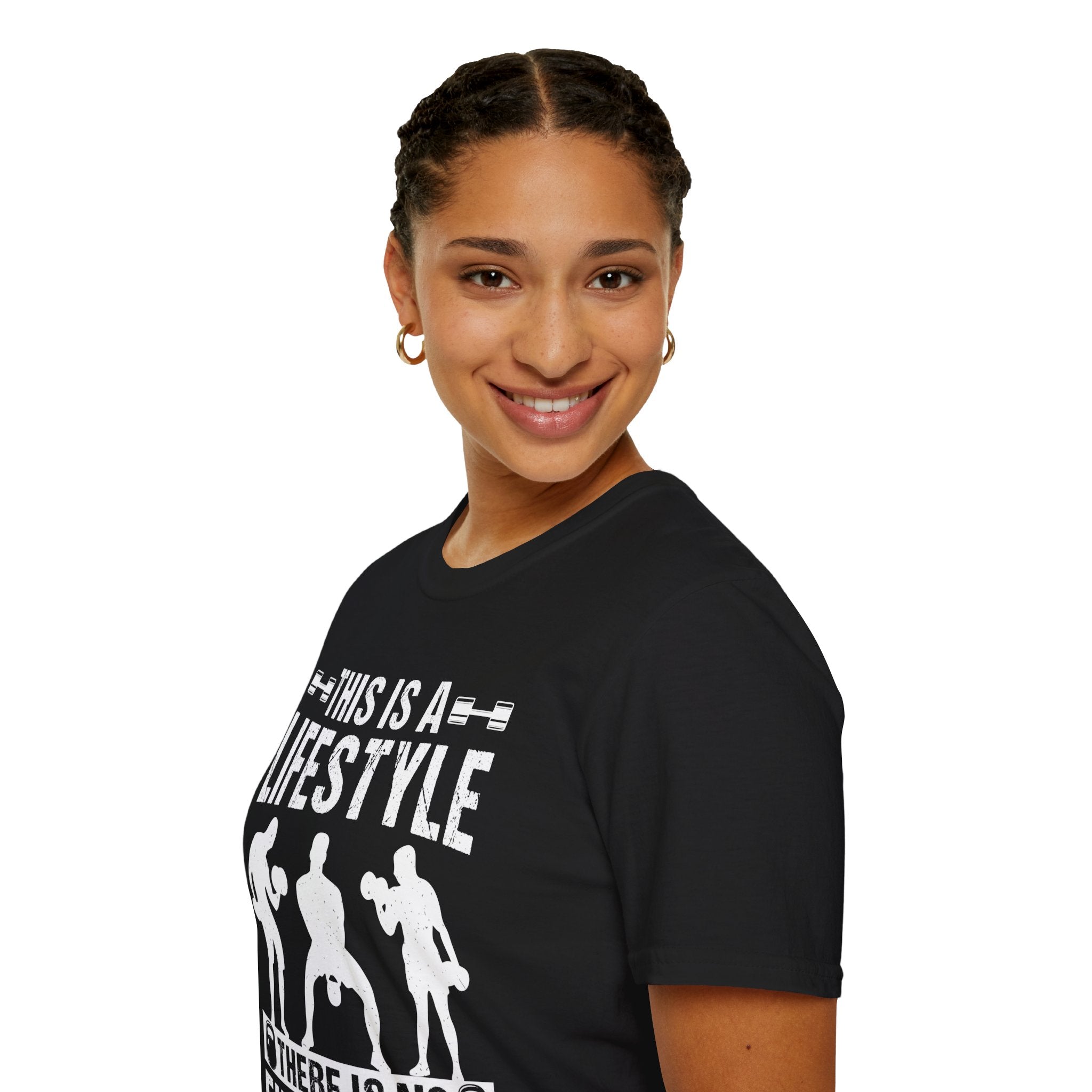 "This Is A Life Style There Is No Finish Line" Unisex Soft style T-Shirt