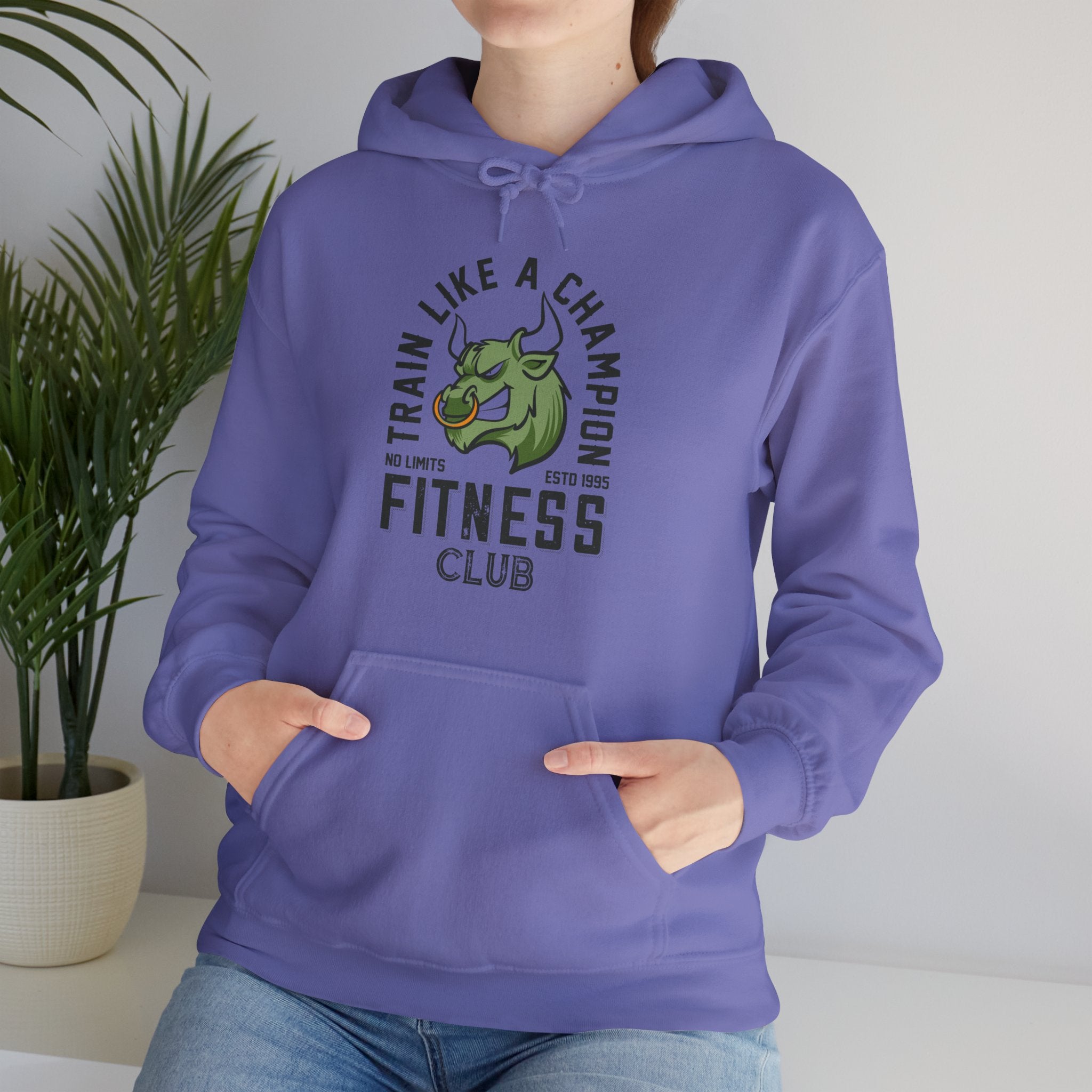 "Train Like A Champion" Unisex Heavy Blend™ Hooded Sweatshirt