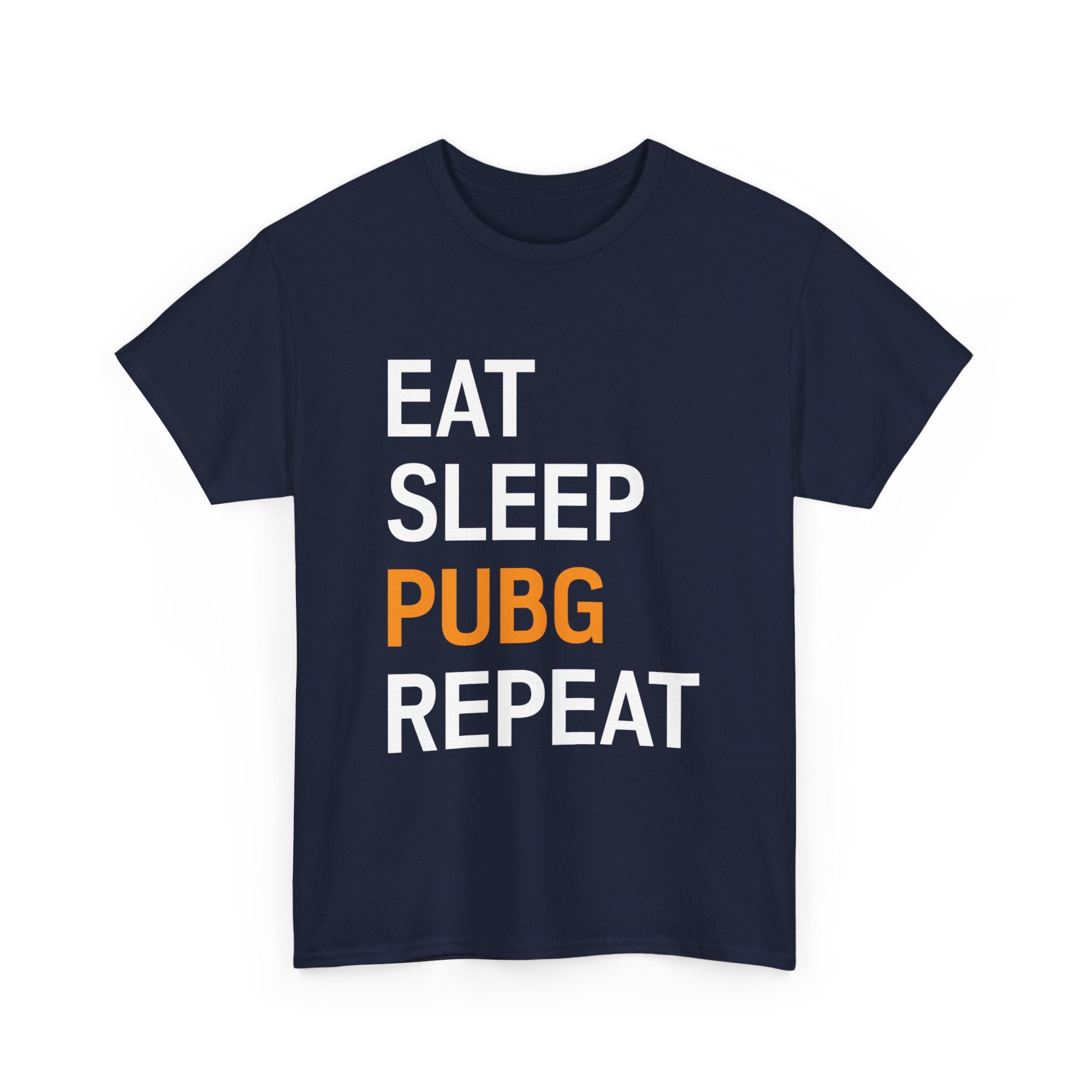 "Eat Sleep PUBG Repeat" Unisex Heavy Cotton Tee