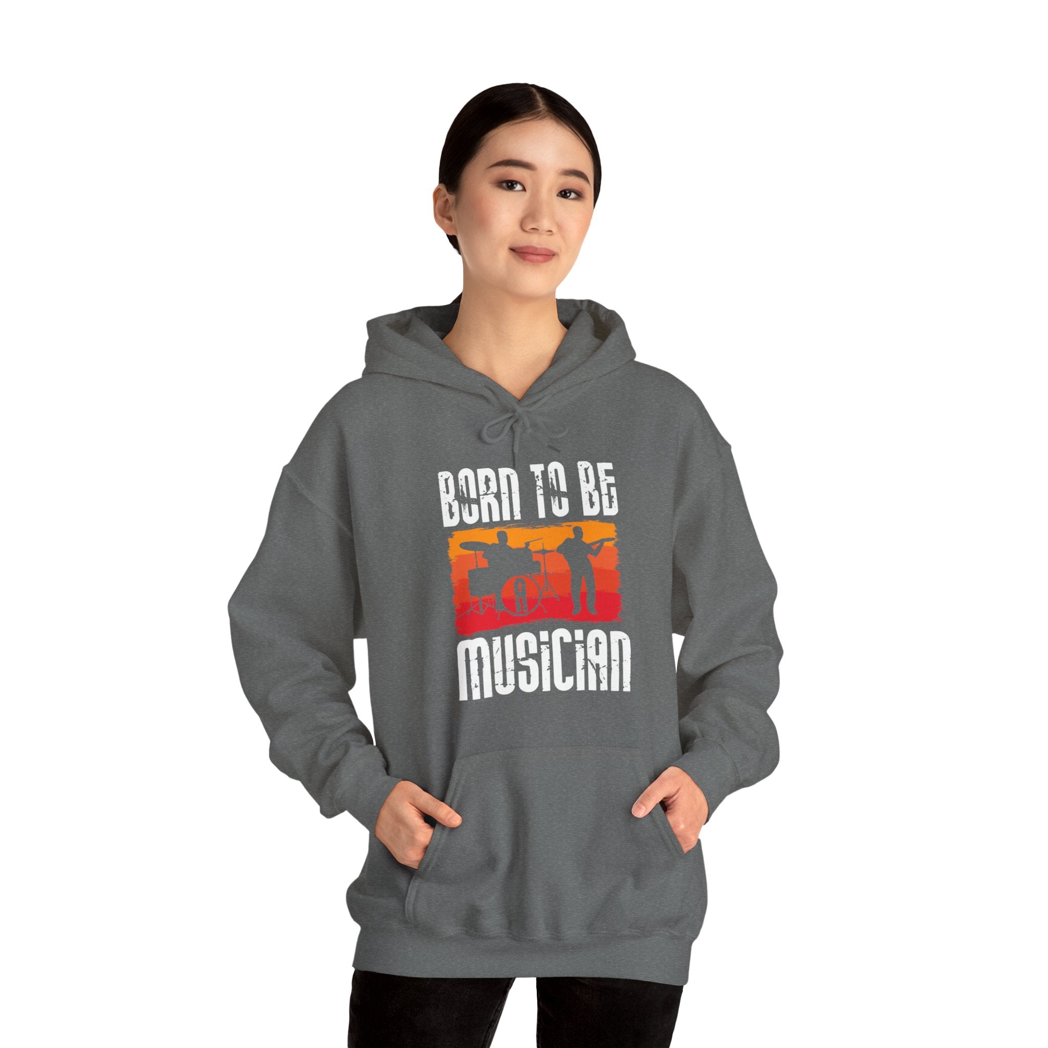 "Born To Be Musician"  Unisex Heavy Blend™ Hooded Sweatshirt