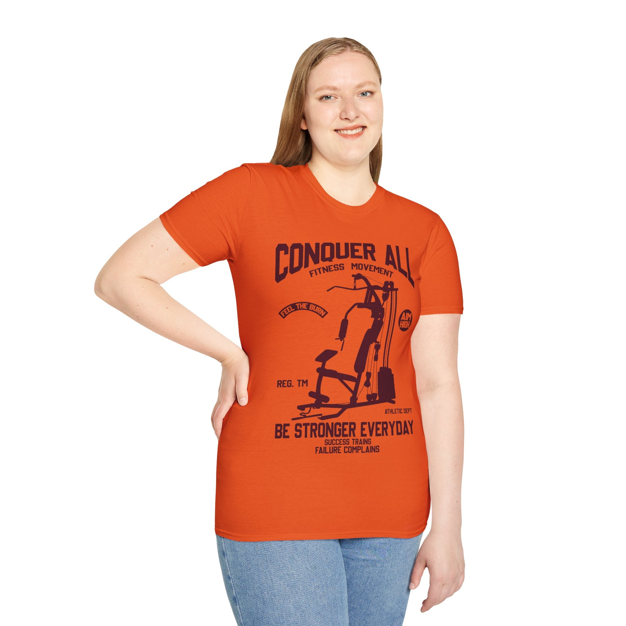 "Conquer All Be Stronger Everyday" Unisex Soft style T-Shirt