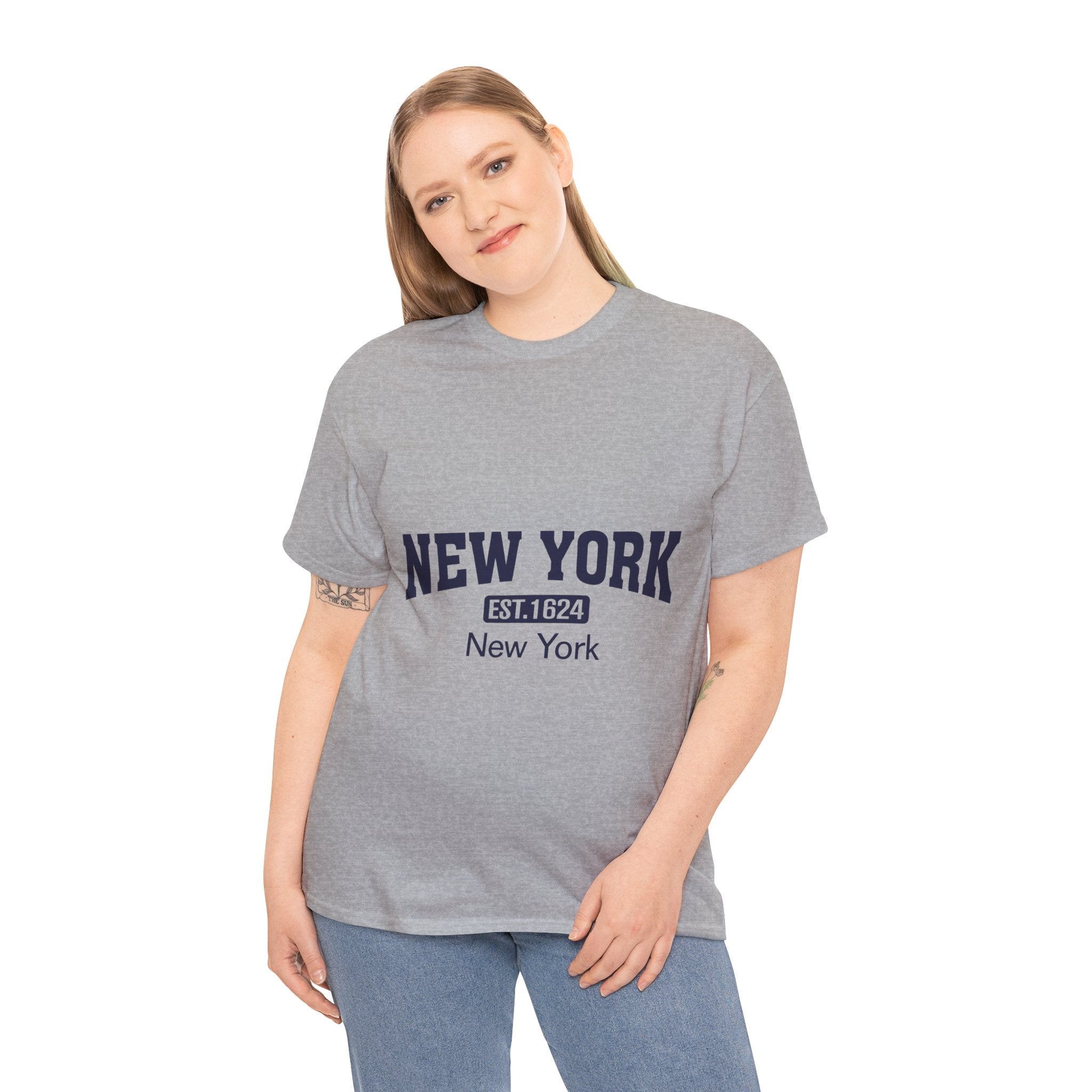 New York Unisex Heavy Cotton Tee