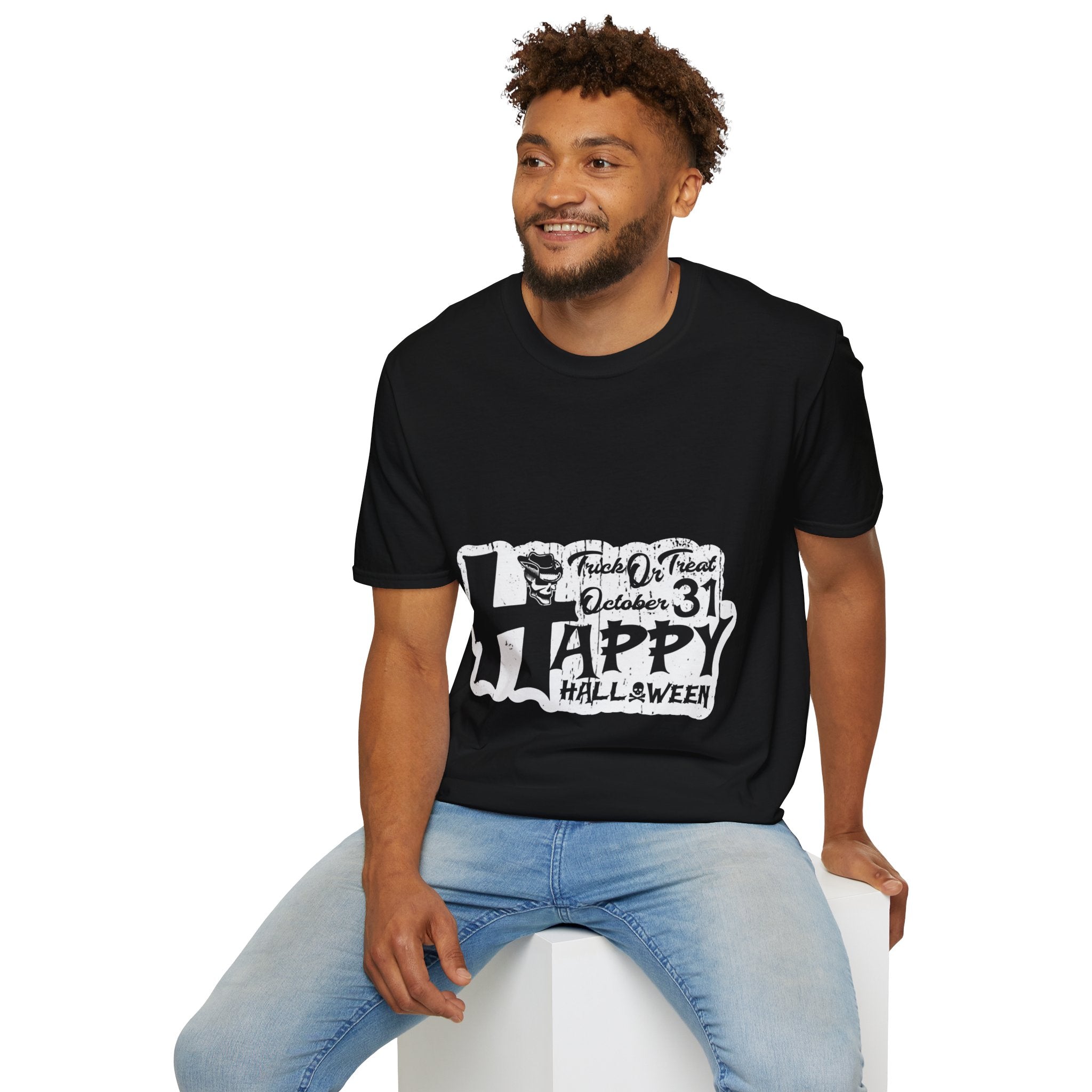 "HAPPY HALLOWEEN" Unisex Soft style T-Shirt