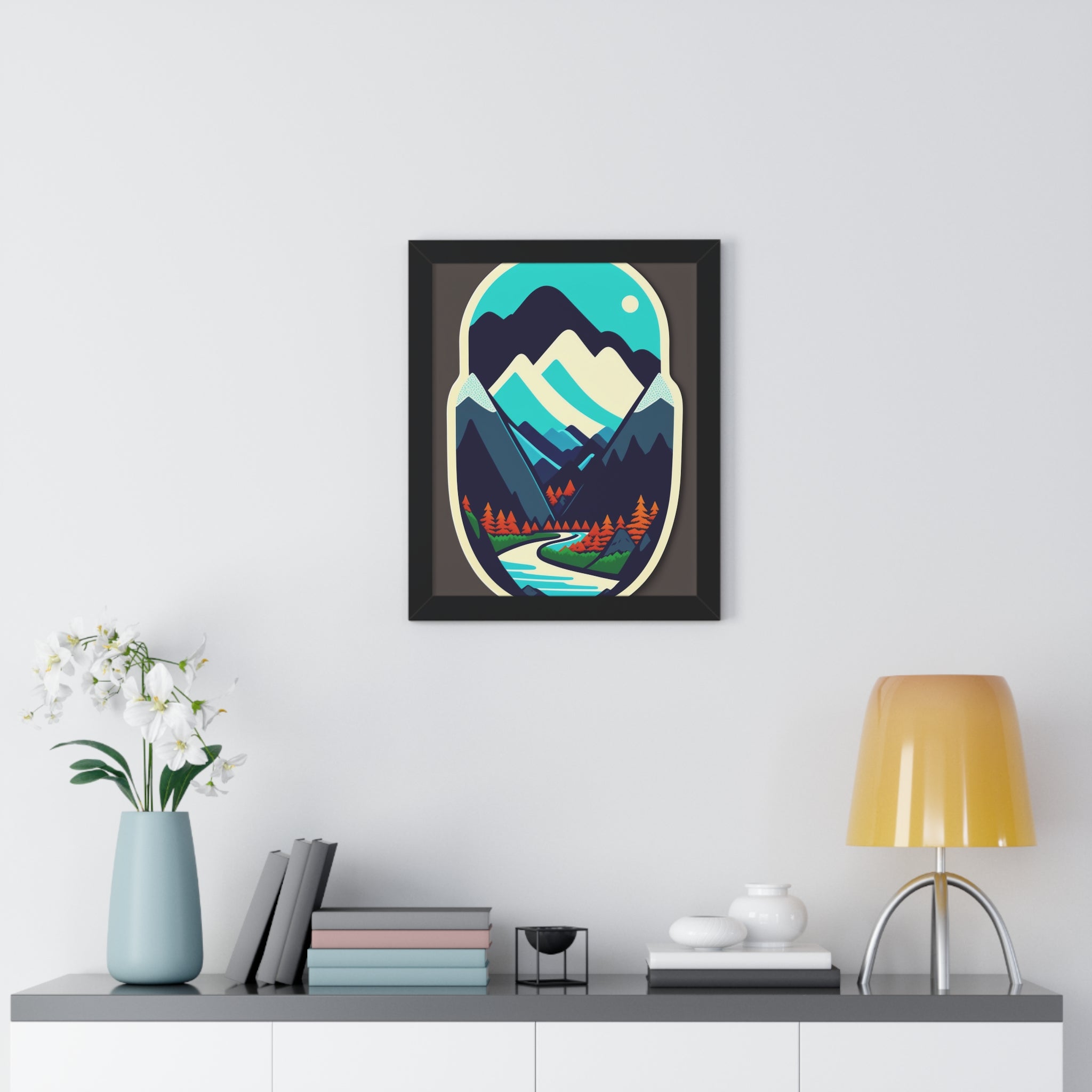 "BOHO" Framed Vertical Poster