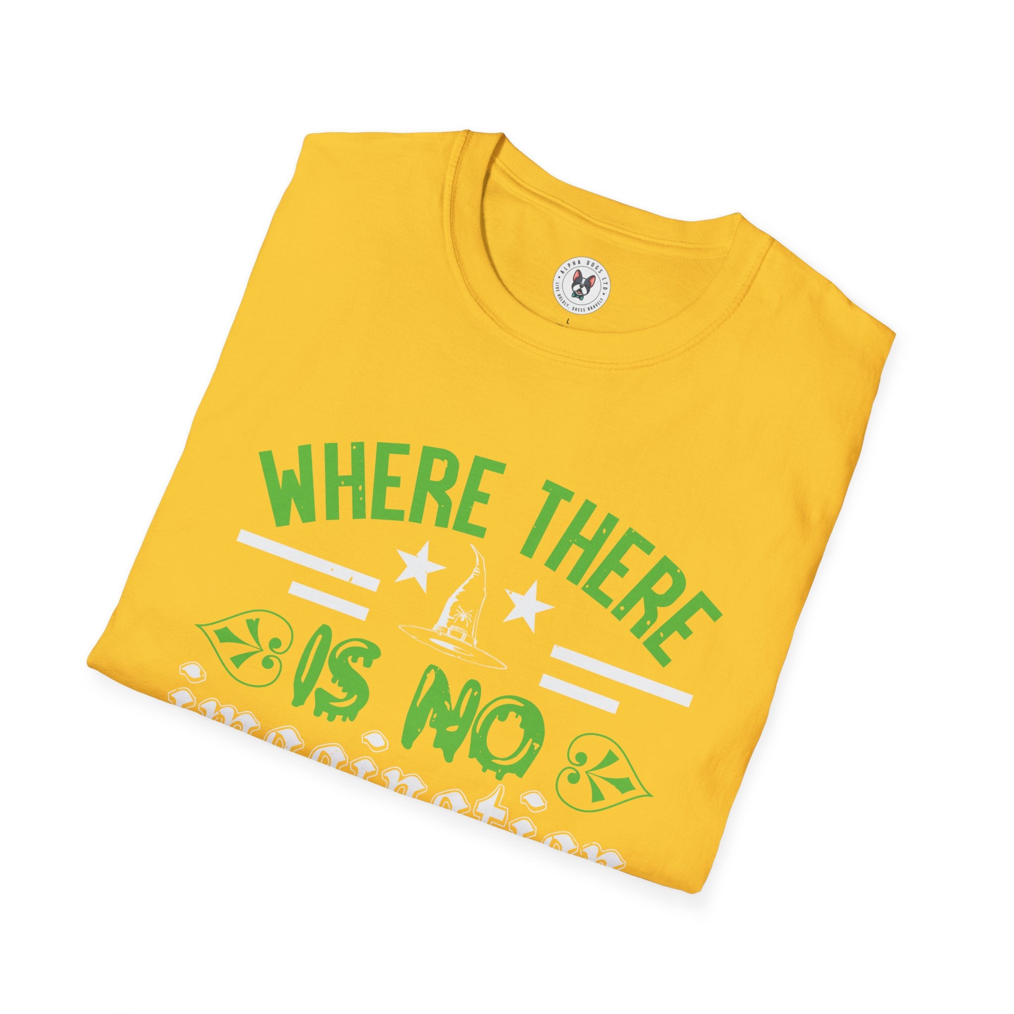 "WHERE THERE IS NO IMAGINATION THERE IS NO HORROR" Unisex Soft style T-Shirt