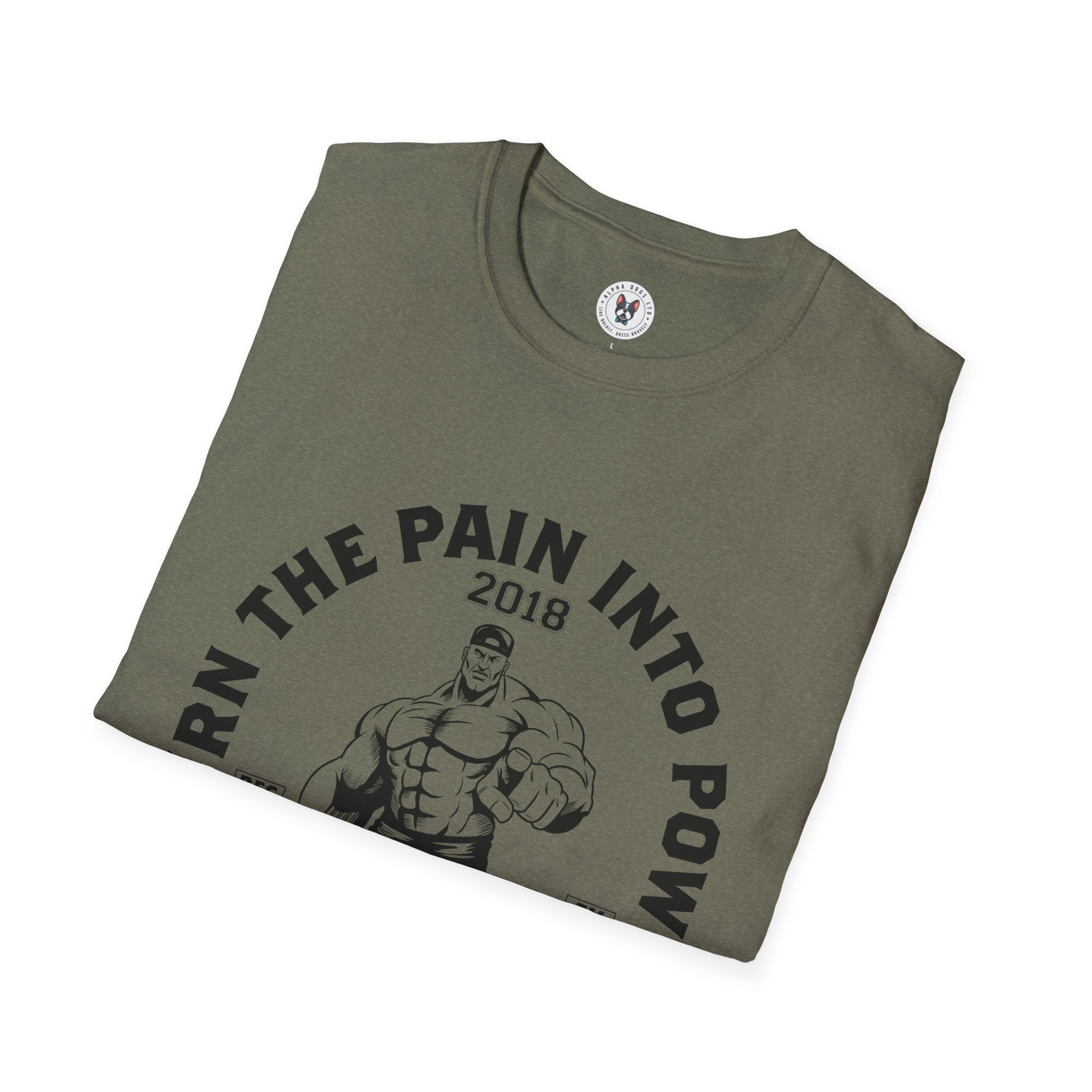 "Turn The Pain Into Power" Unisex Soft style T-Shirt