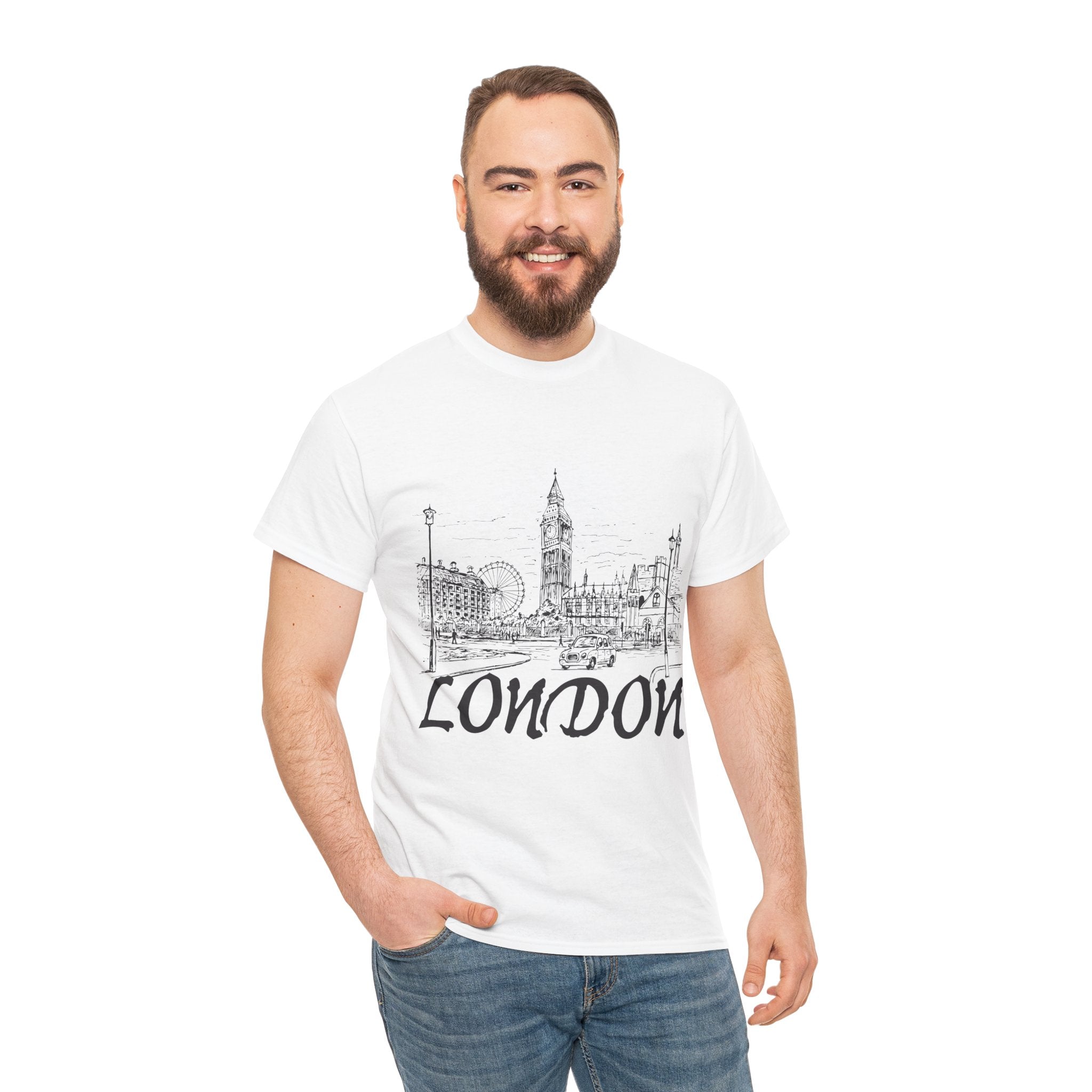 London Unisex Heavy Cotton Tee