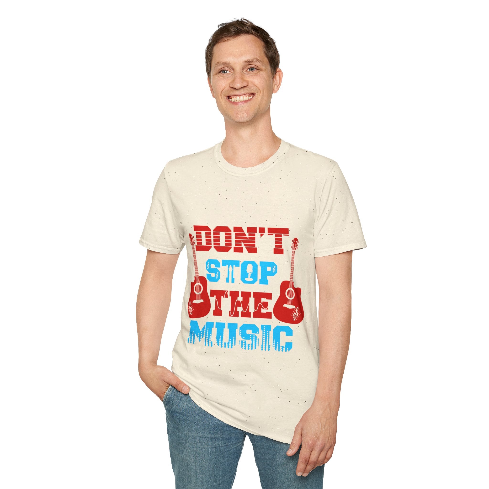 "Don't Stop The Music" Unisex Soft style T-Shirt