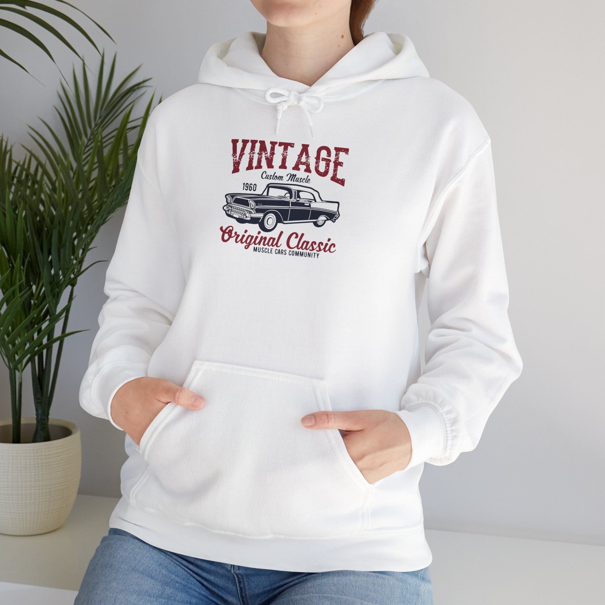 "VINTAGE ORIGINAL CLASSIC" Unisex Heavy Blend™ Hooded Sweatshirt