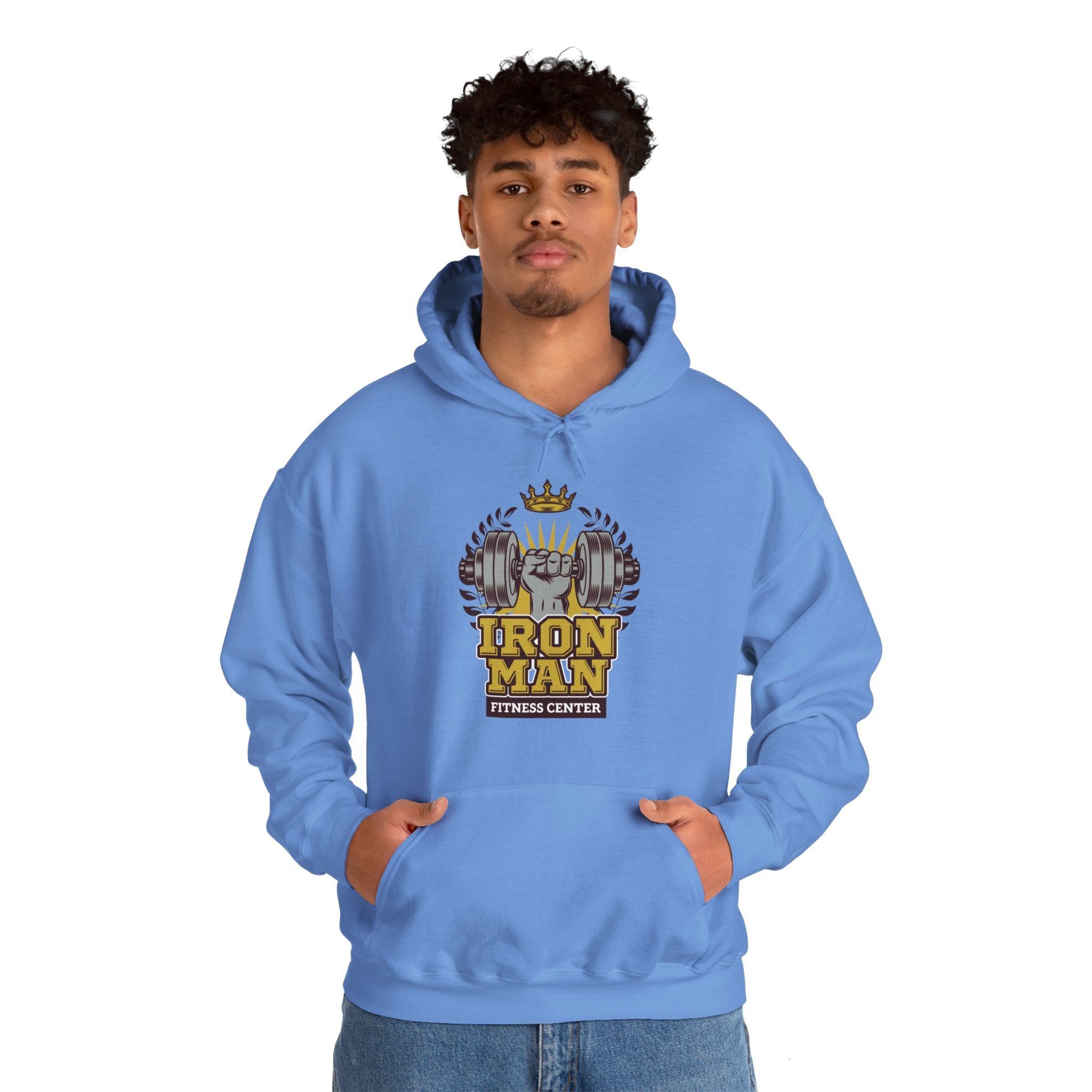 "IronMan Fitness Centre" Unisex Heavy Blend™ Hooded Sweatshirt