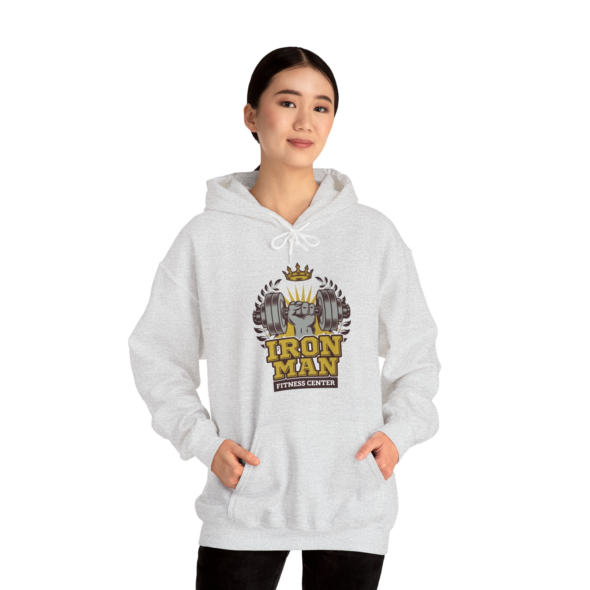 "IronMan Fitness Centre" Unisex Heavy Blend™ Hooded Sweatshirt