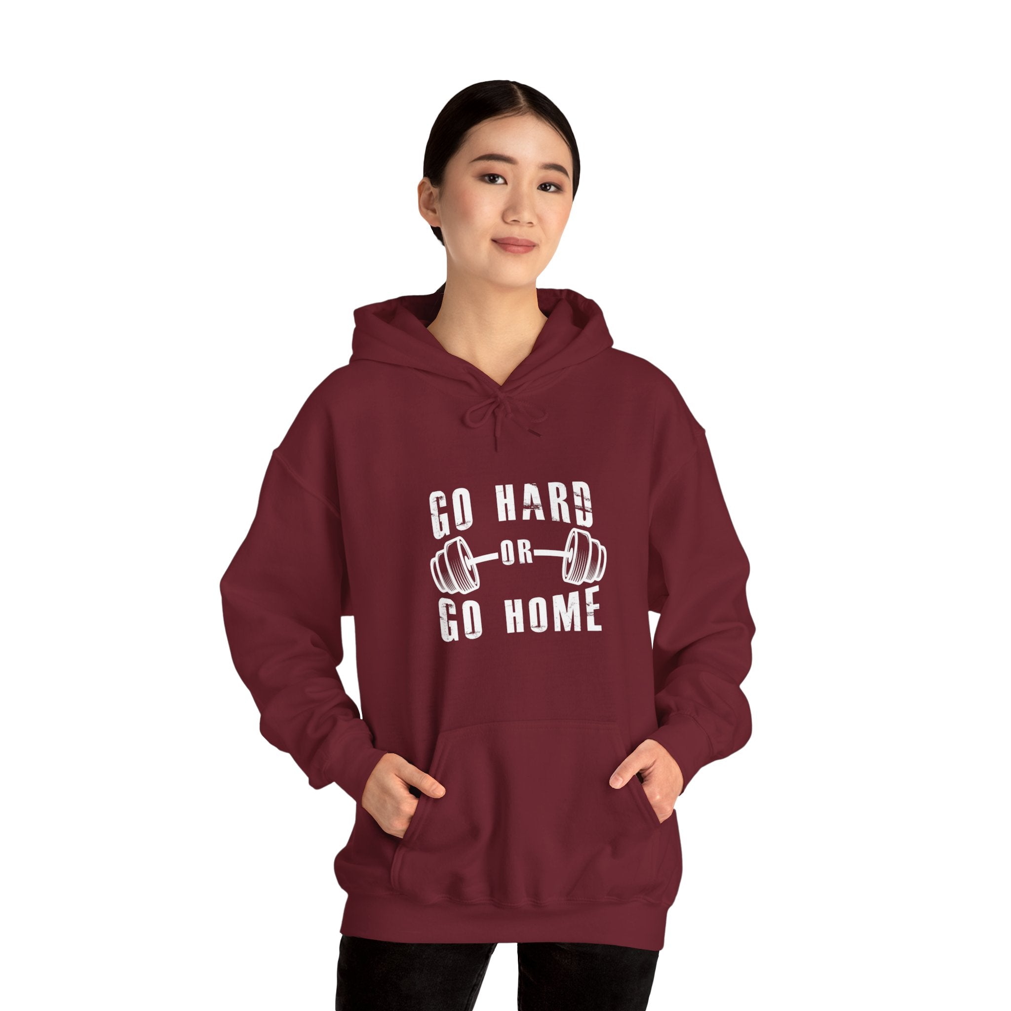 "Go Hard Go Home" Unisex Heavy Blend™ Hooded Sweatshirt