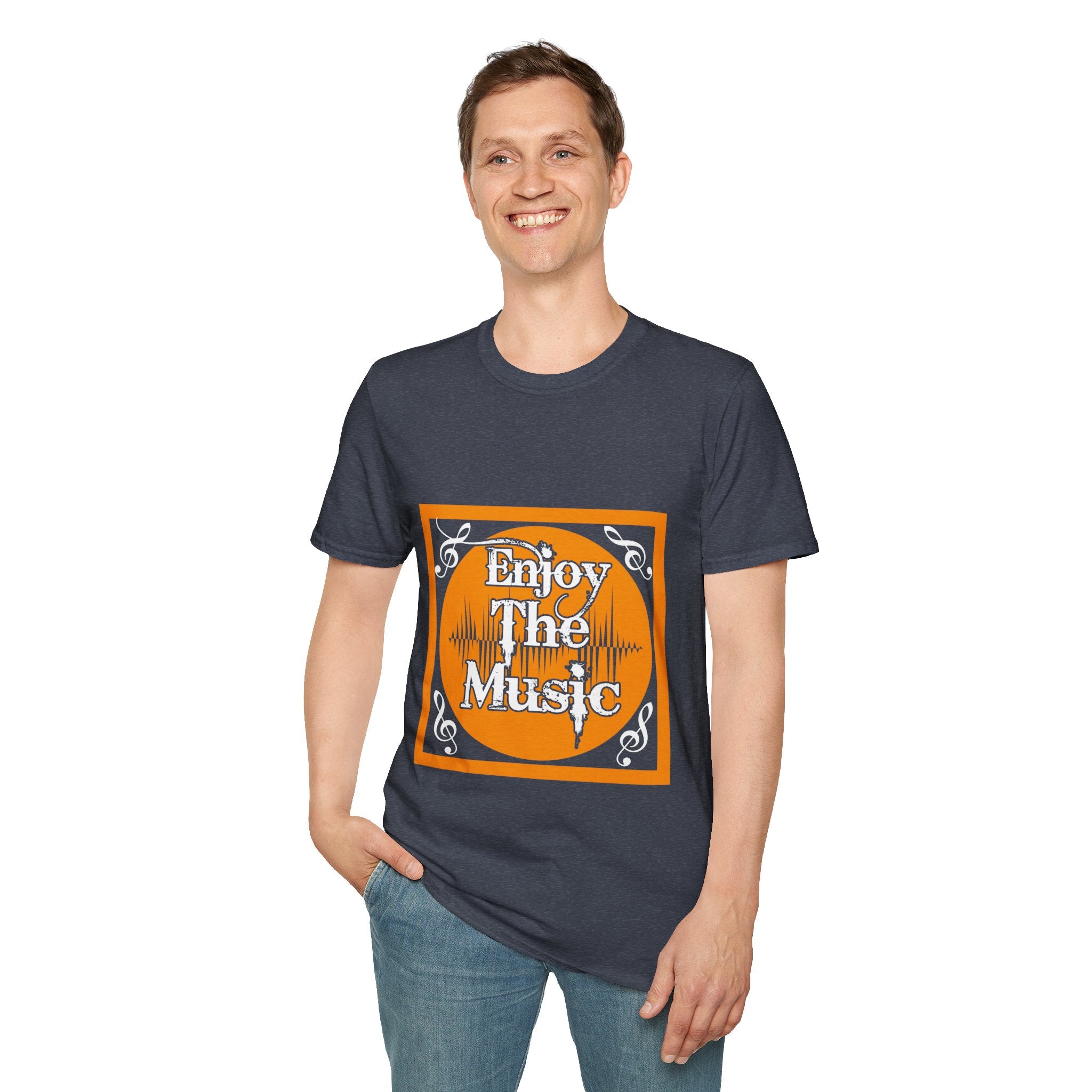 "Enjoy The Music" Unisex Soft style T-Shirt