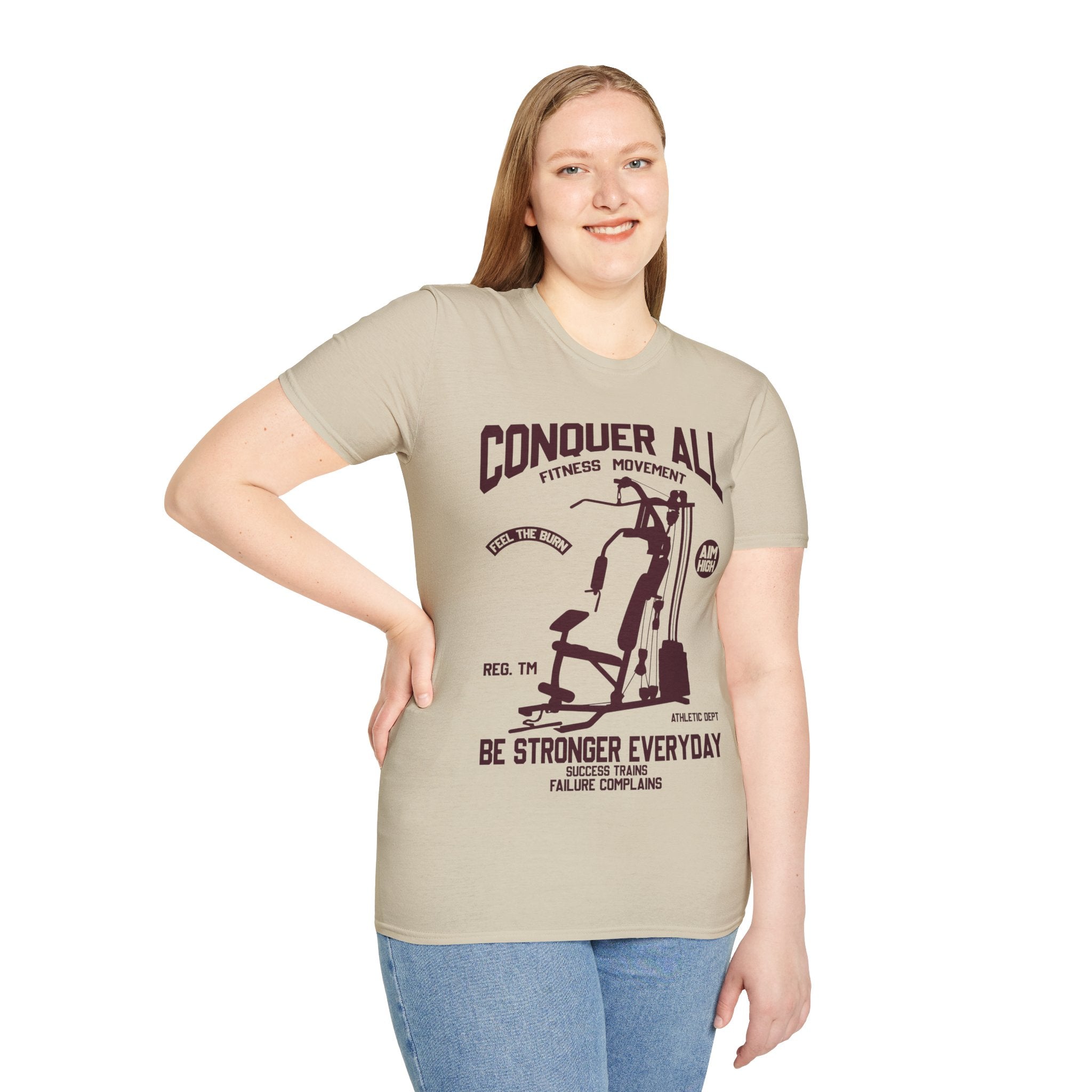 "Conquer All Be Stronger Everyday" Unisex Soft style T-Shirt