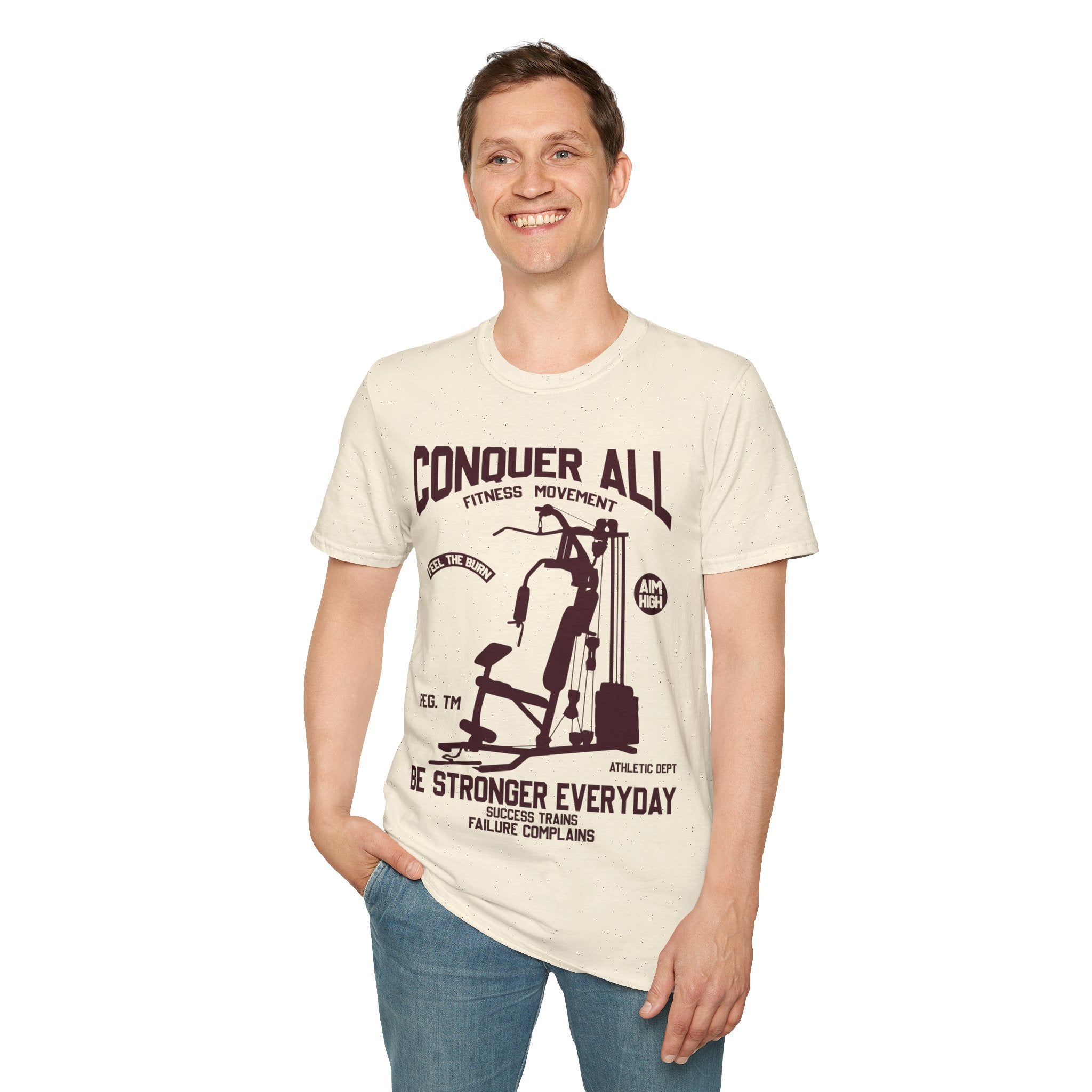 "Conquer All Be Stronger Everyday" Unisex Soft style T-Shirt