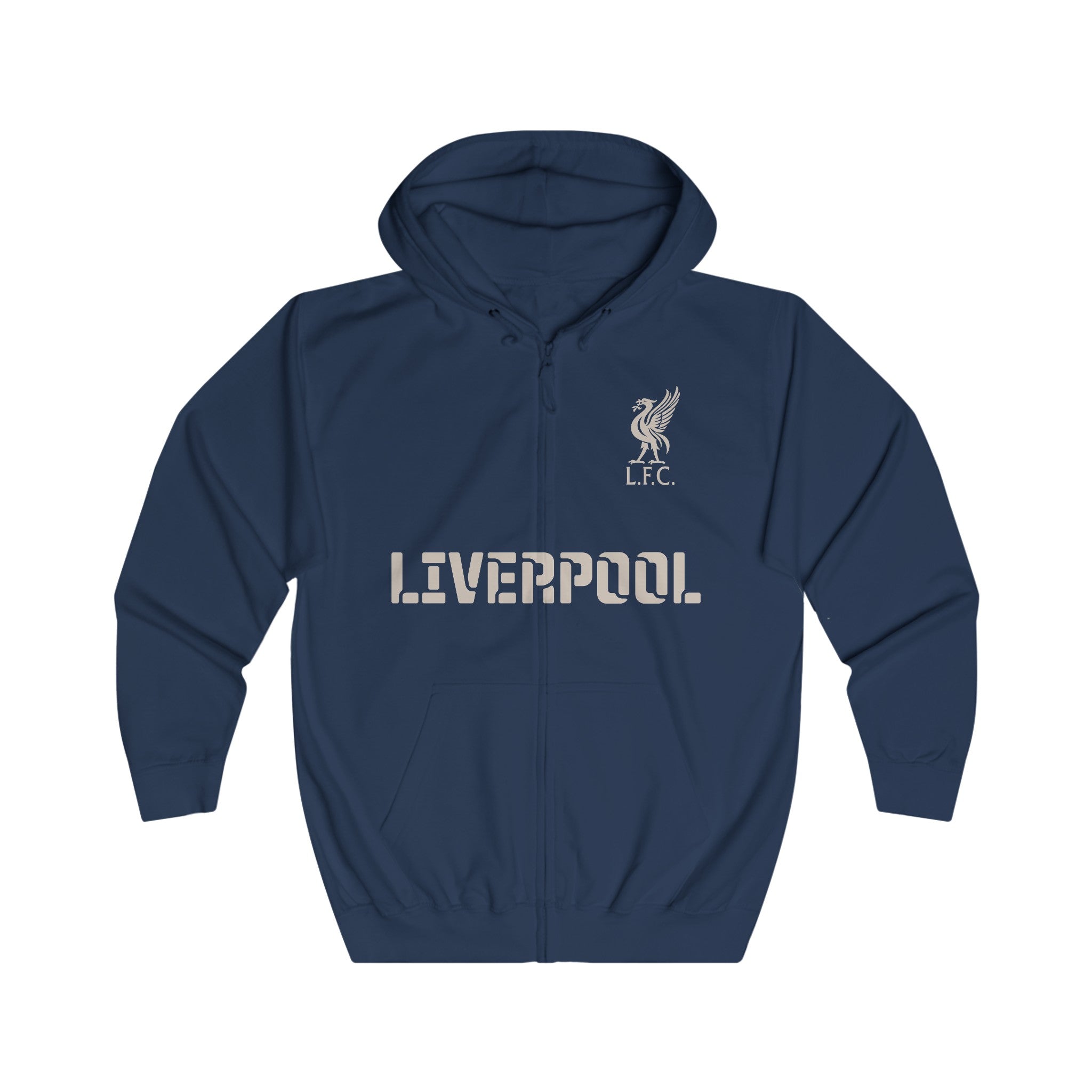 Liverpool Unisex Full Zip Hoodie