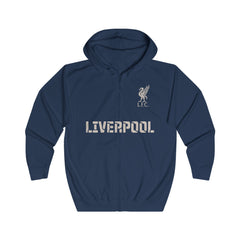 Liverpool Unisex Full Zip Hoodie