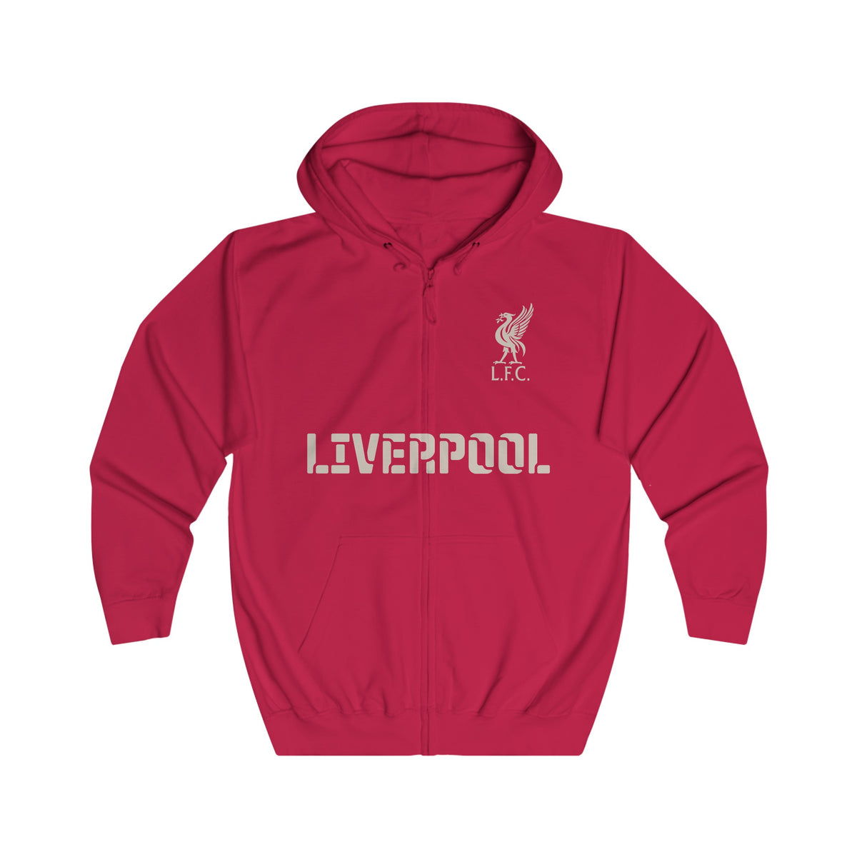 Liverpool Unisex Full Zip Hoodie