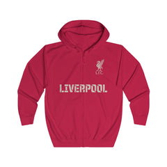 Liverpool Unisex Full Zip Hoodie