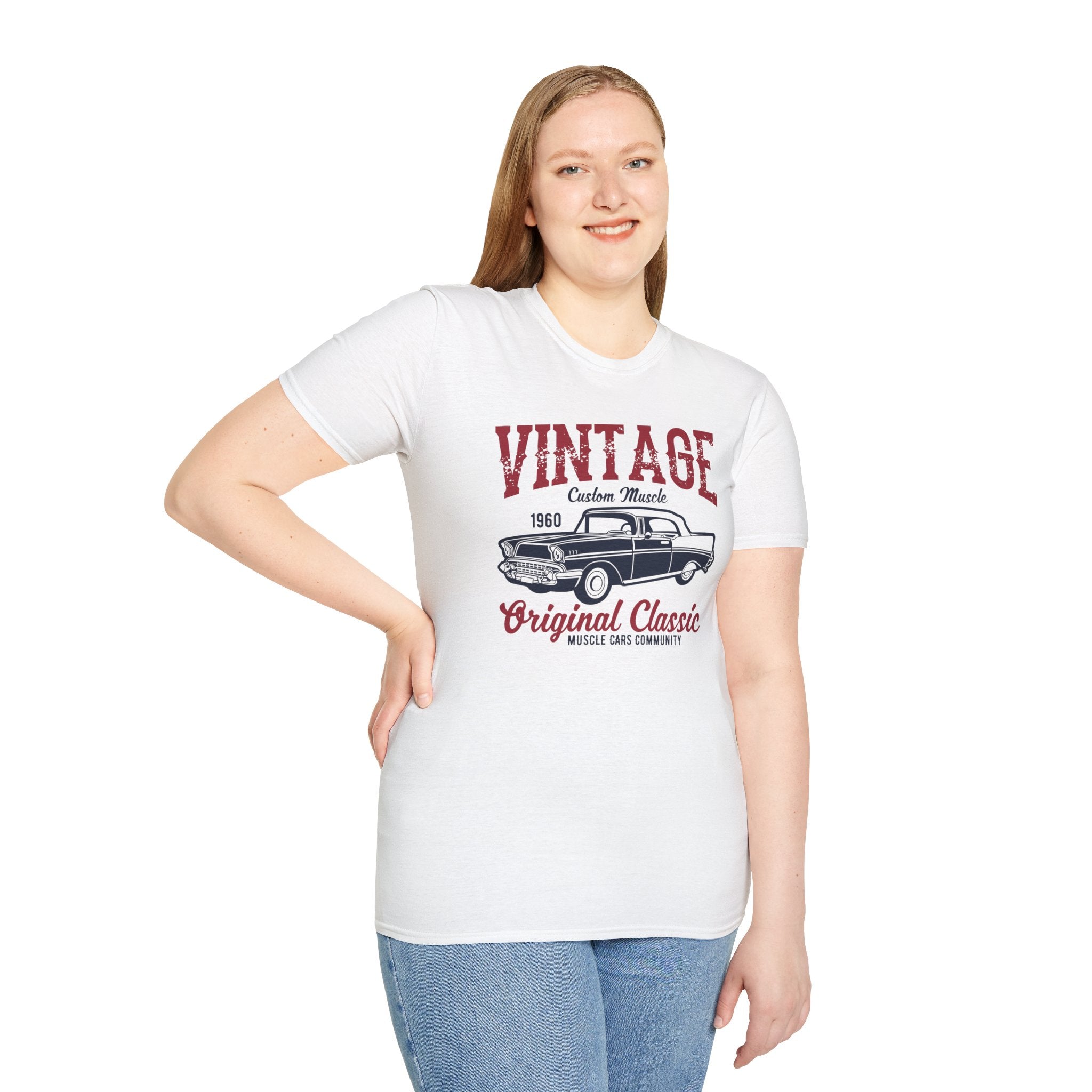 "VINTAGE ORIGINAL CLASSIC" Unisex Soft style T-Shirt