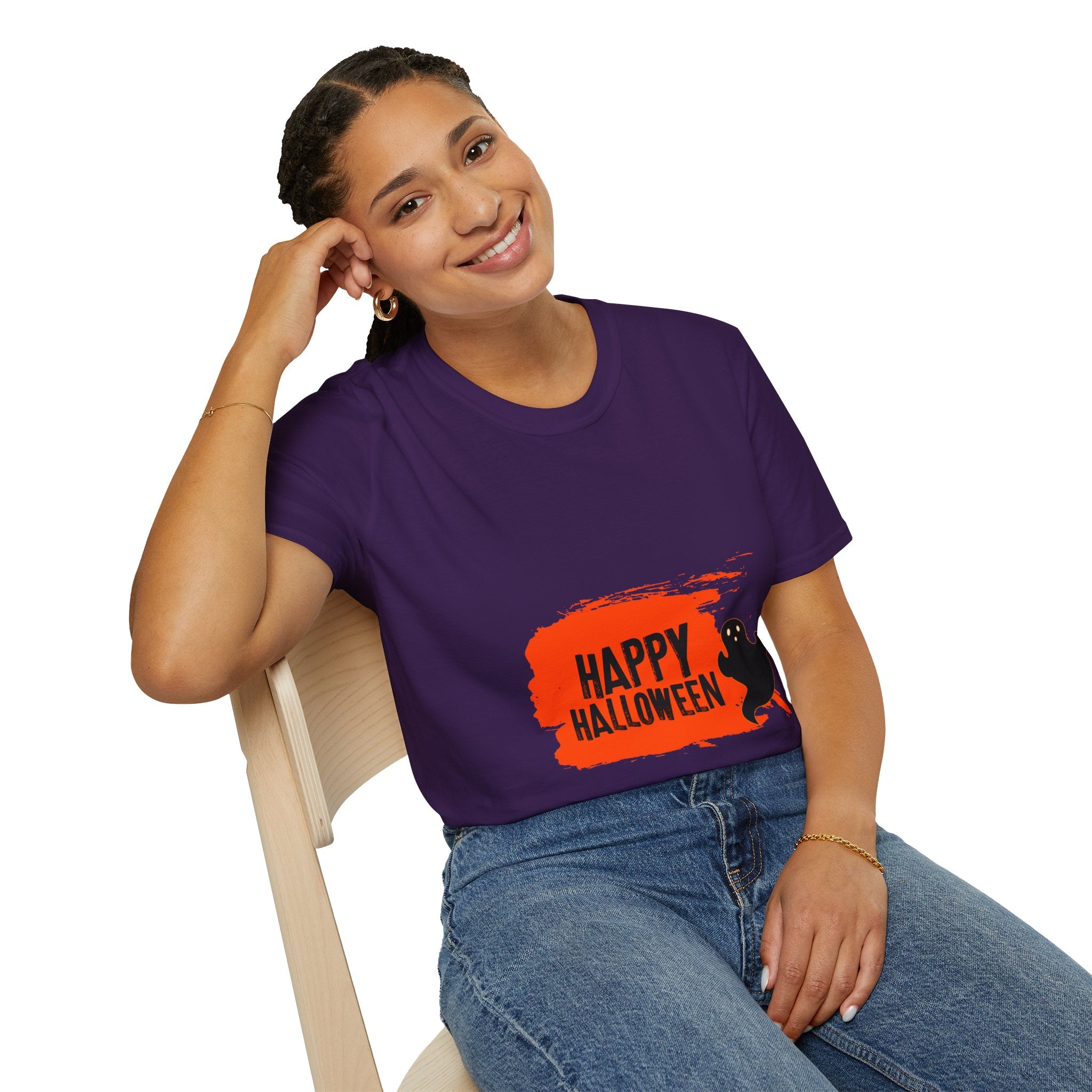 "HAPPY HALLOWEEN" Unisex Soft style T-Shirt