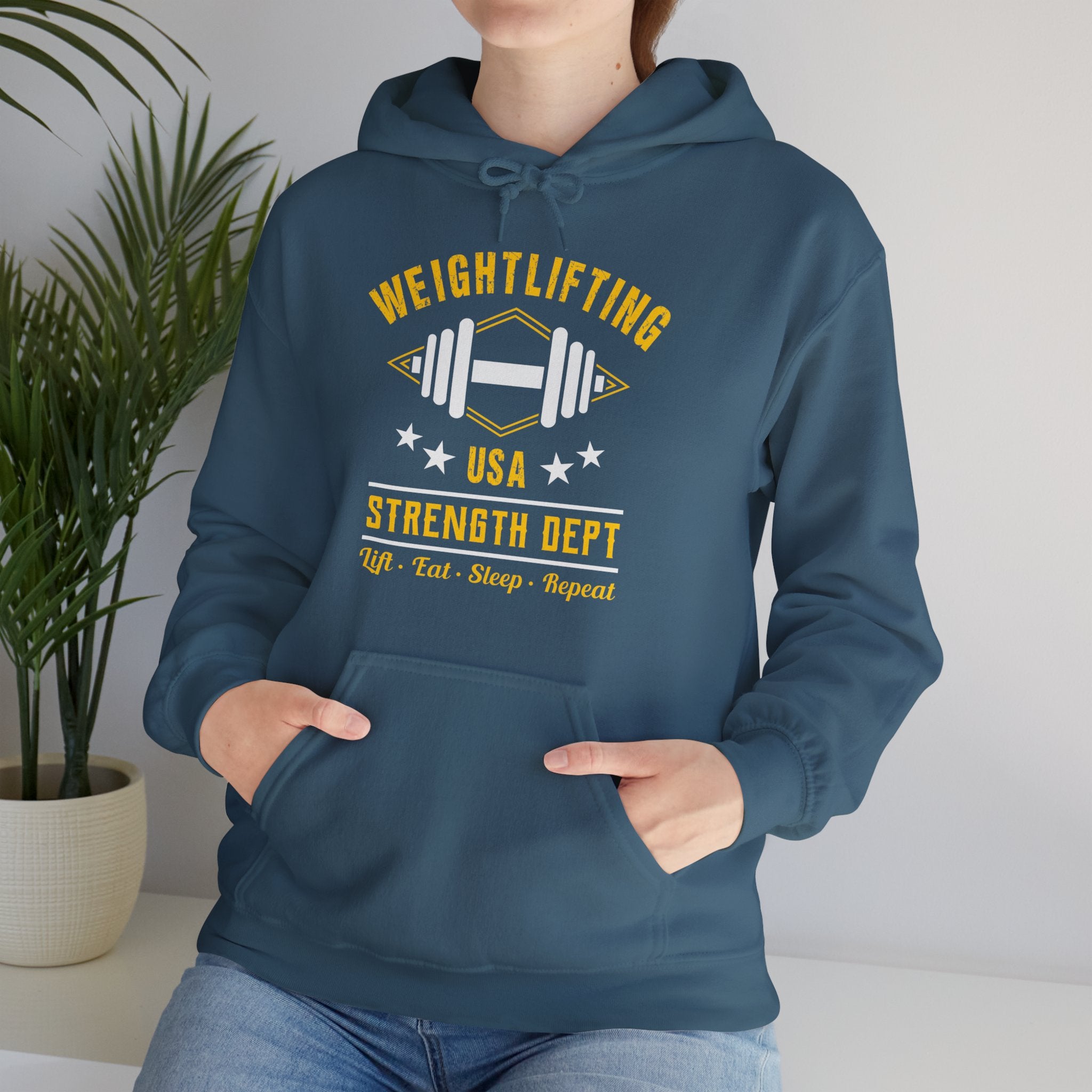 "WeightLifting" Unisex Heavy Blend™ Hooded Sweatshirt