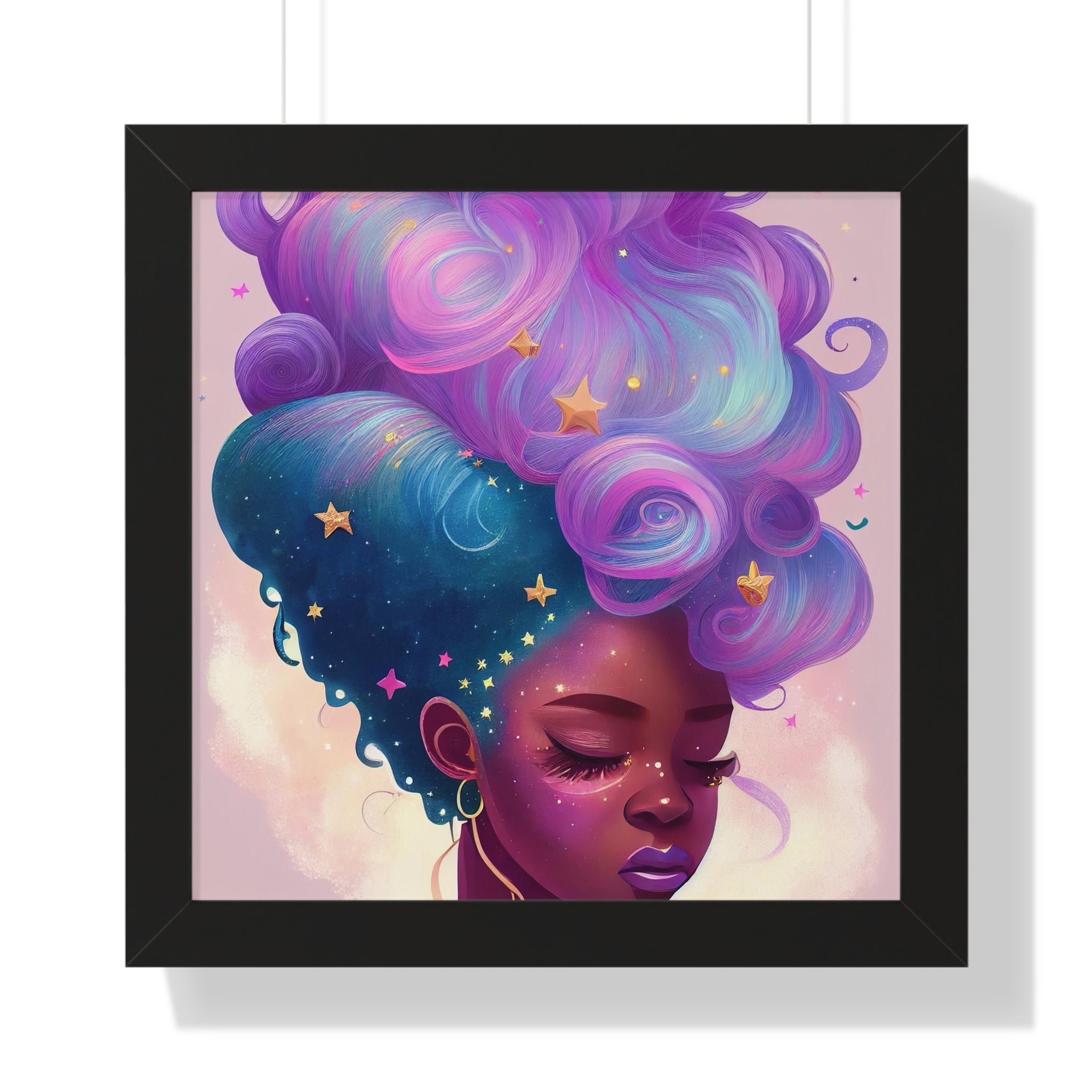 "BLACK GIRL MAGIC" Framed Vertical Poster