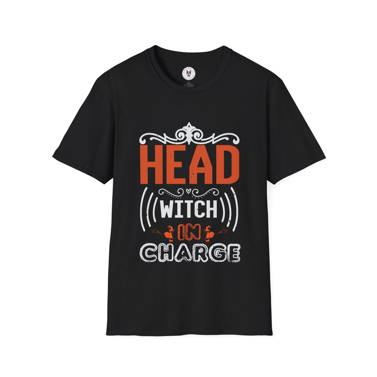 "HEAD WITCH IN CHARGE" Unisex Soft style T-Shirt