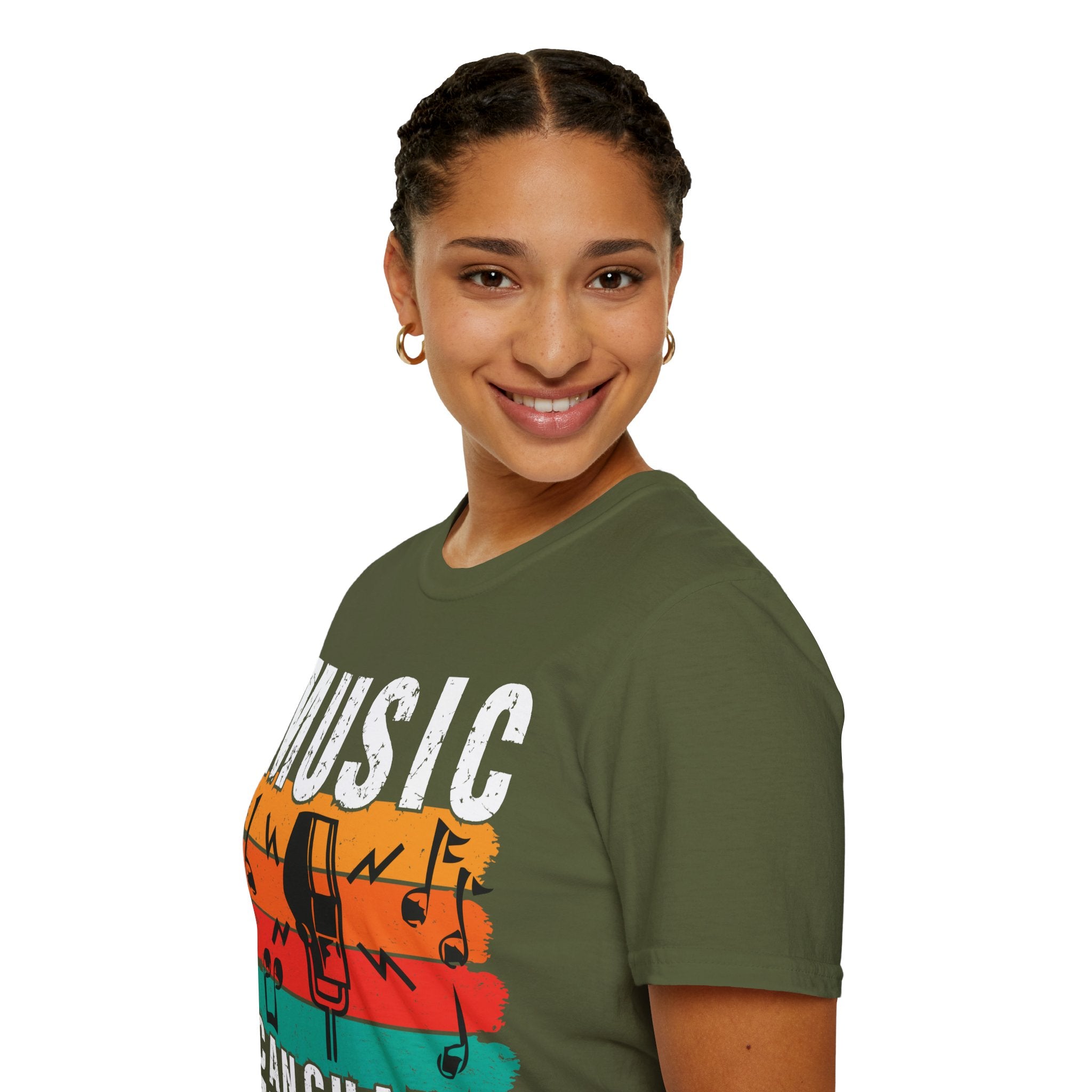 "Music Can Change The World" Unisex Soft style T-Shirt