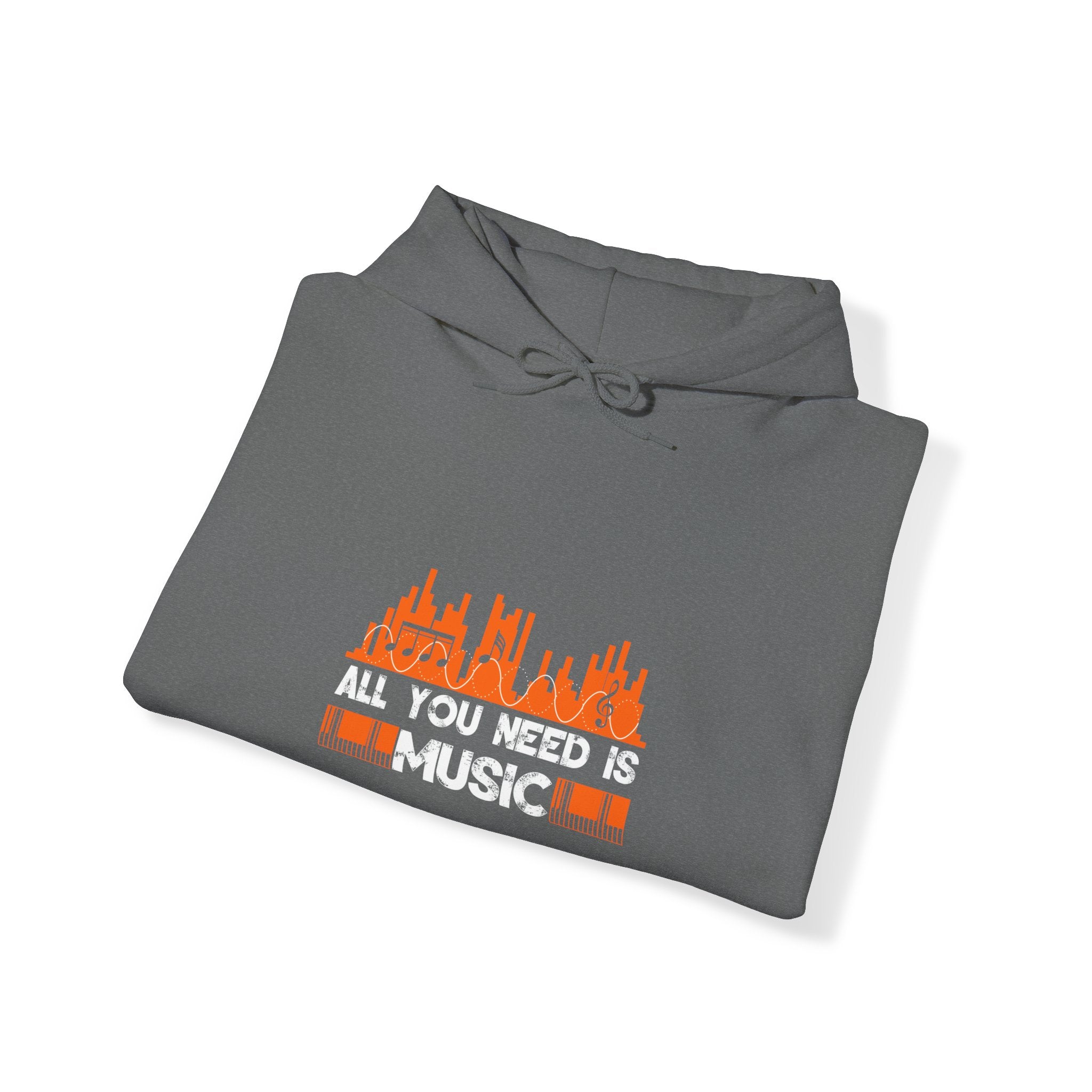 "All You Need Is Music" Unisex Heavy Blend™ Hooded Sweatshirt