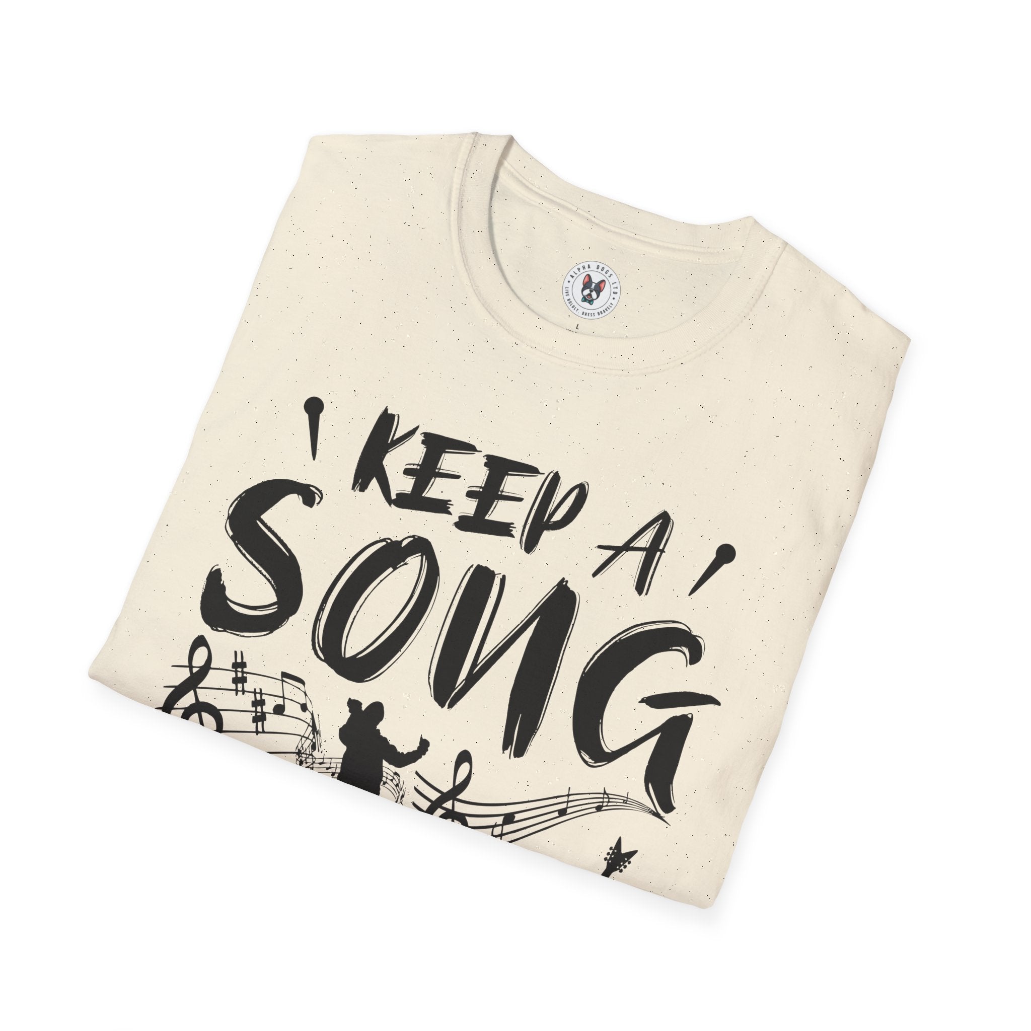 "Keep A Song In Your Heart" Unisex Soft style T-Shirt