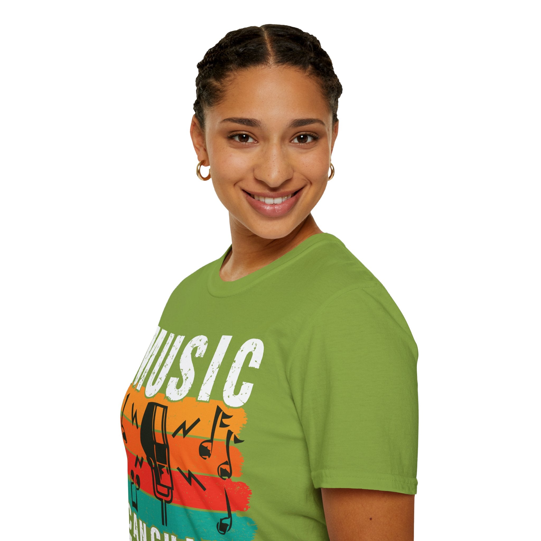 "Music Can Change The World" Unisex Soft style T-Shirt