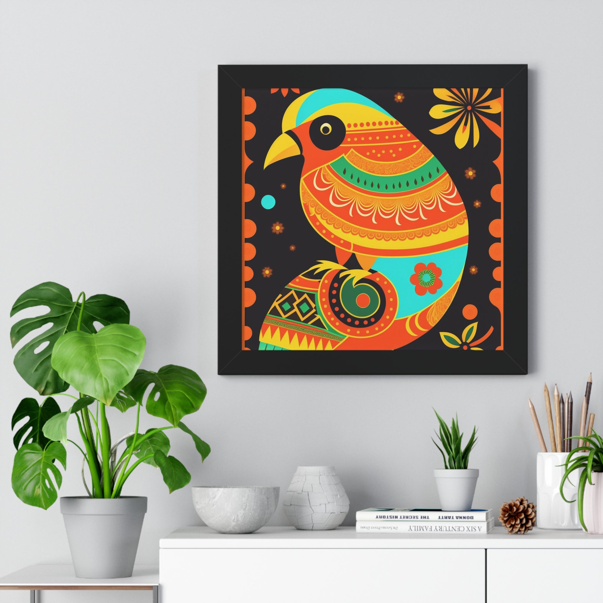 "BOHO" Framed Vertical Poster