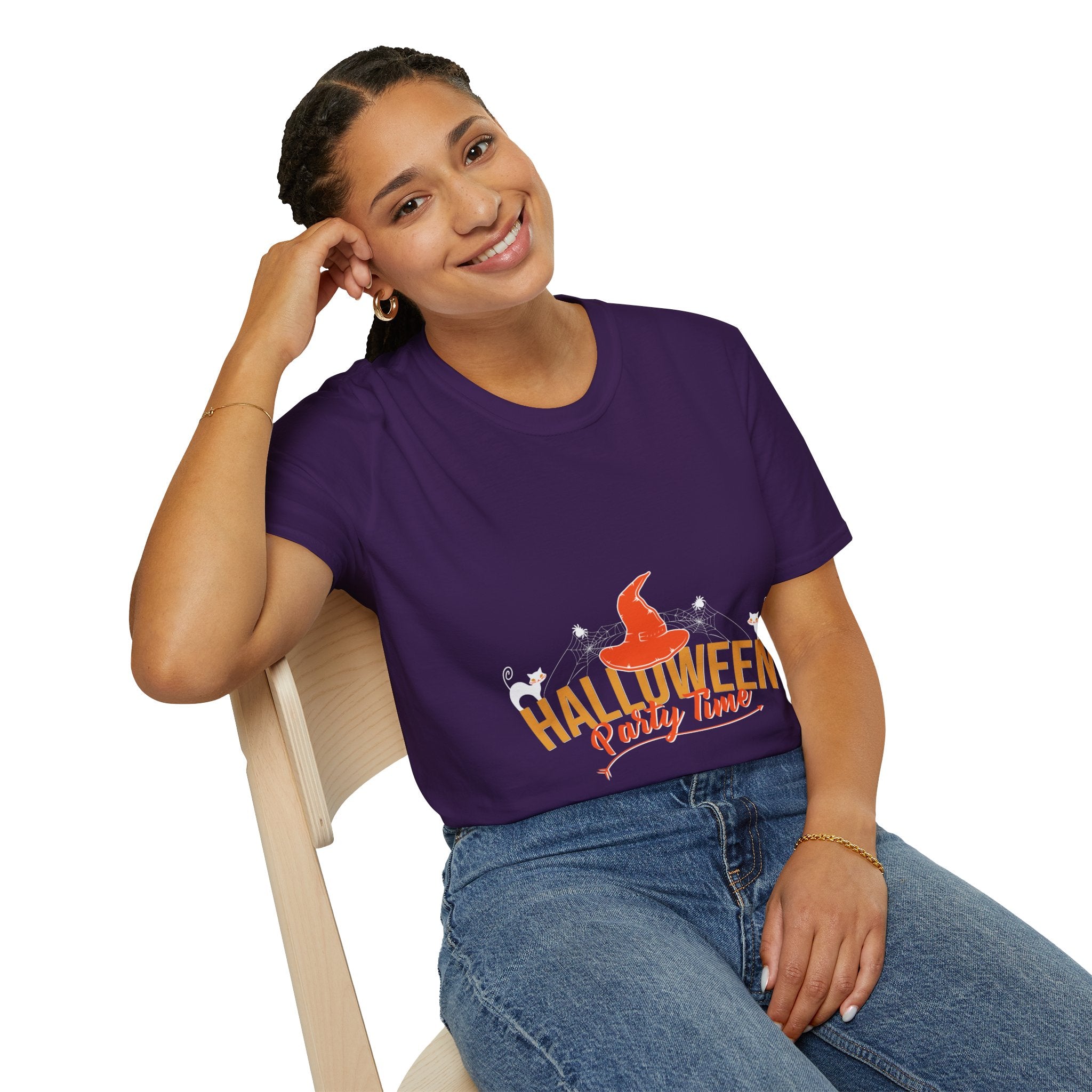 "HALLOWEEN PARTY TIME" Unisex Soft style T-Shirt