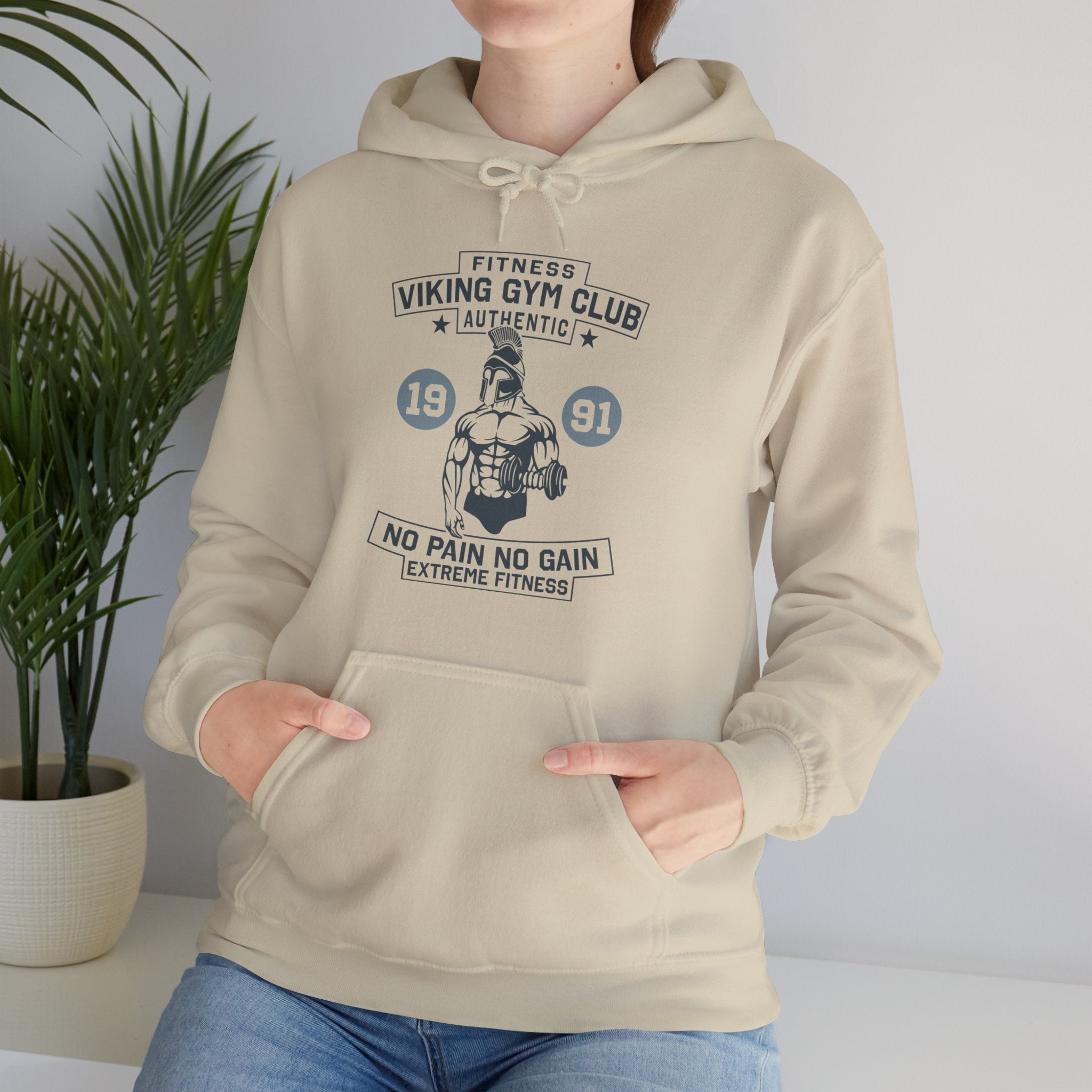 "No Pain No Gain"  Unisex Heavy Blend™ Hooded Sweatshirt