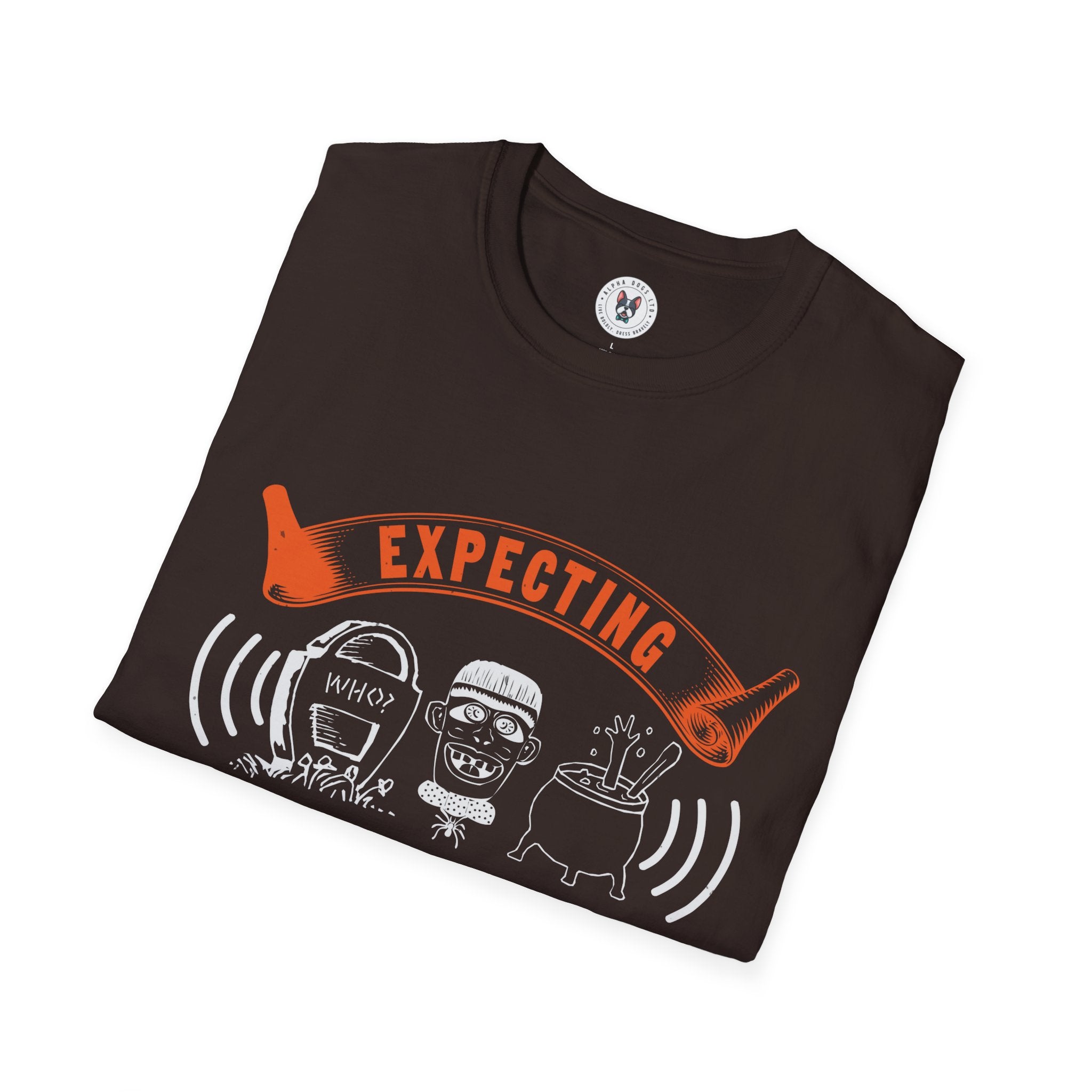 "EXPECTING A LITTLE PUMPKIN" Unisex Soft style T-Shirt